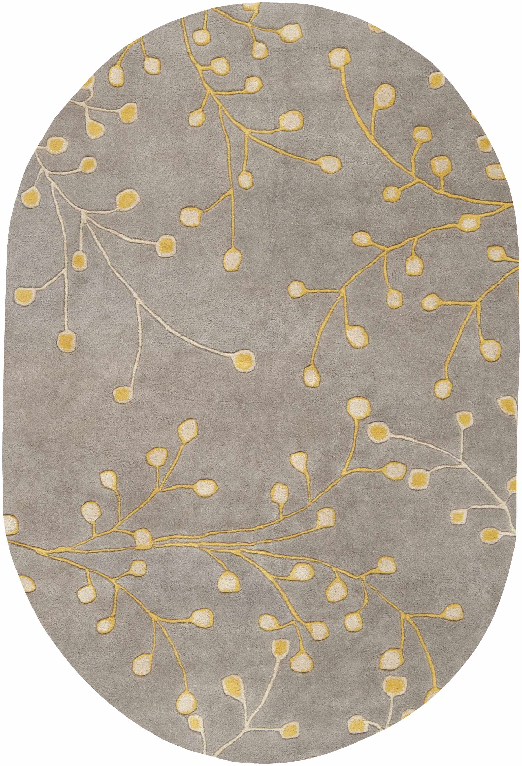 Elsu Mustard Wool Area Rug - Image 9