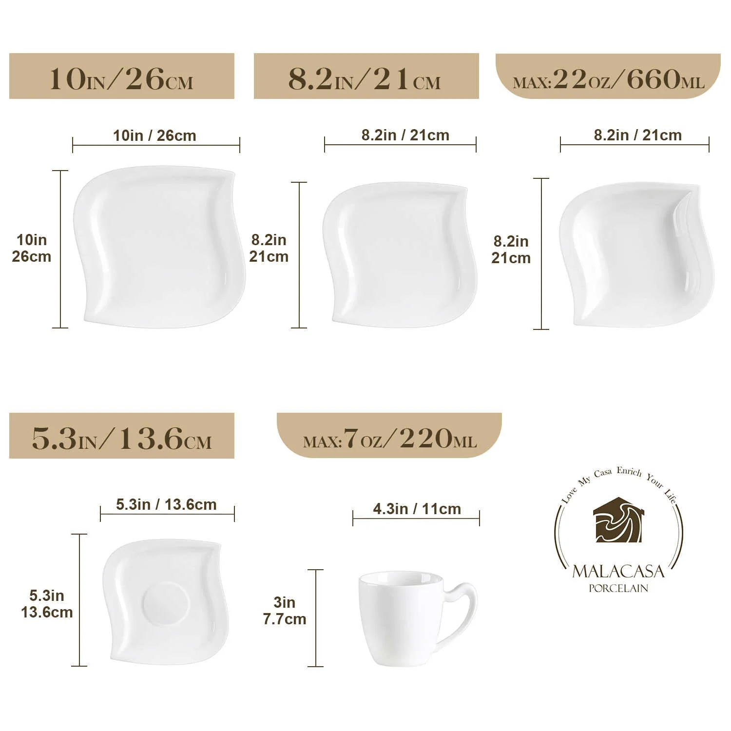 Elvira 30 Piece Dinnerware Set - Image 7