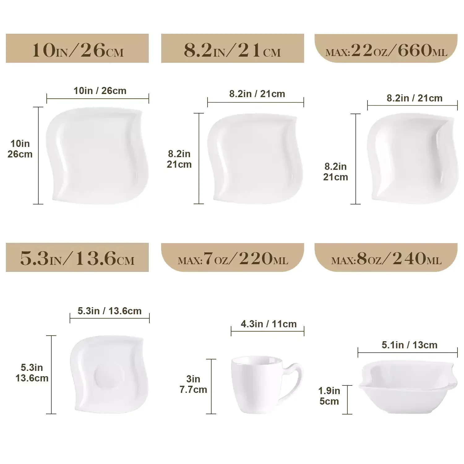 Elvira 36 Piece Dinnerware Set - Image 15