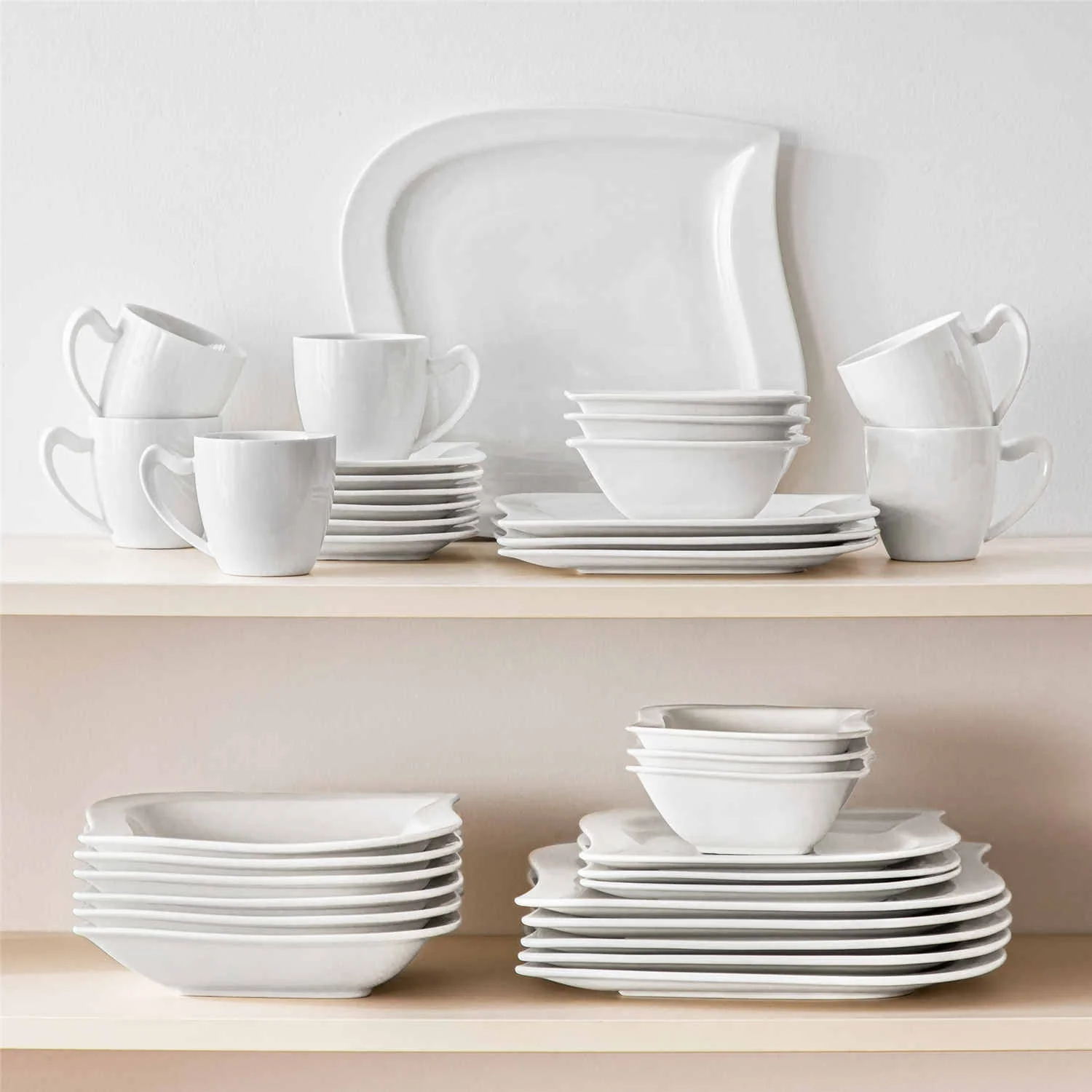 Elvira Marble Grey 36 Piece Dinnerware Set - Image 28