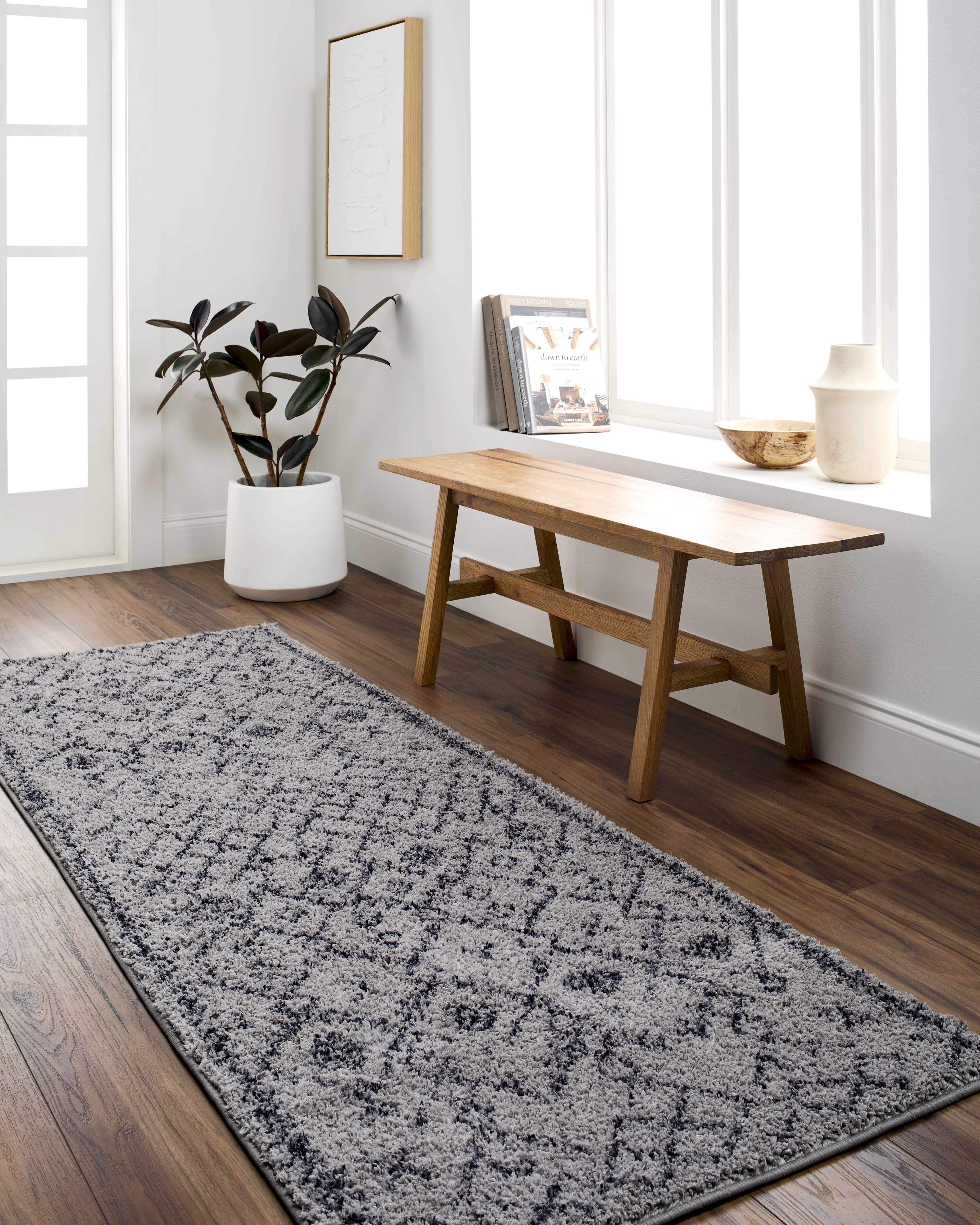 Elyes Gray Washable Area Rug - Clearance - Image 11