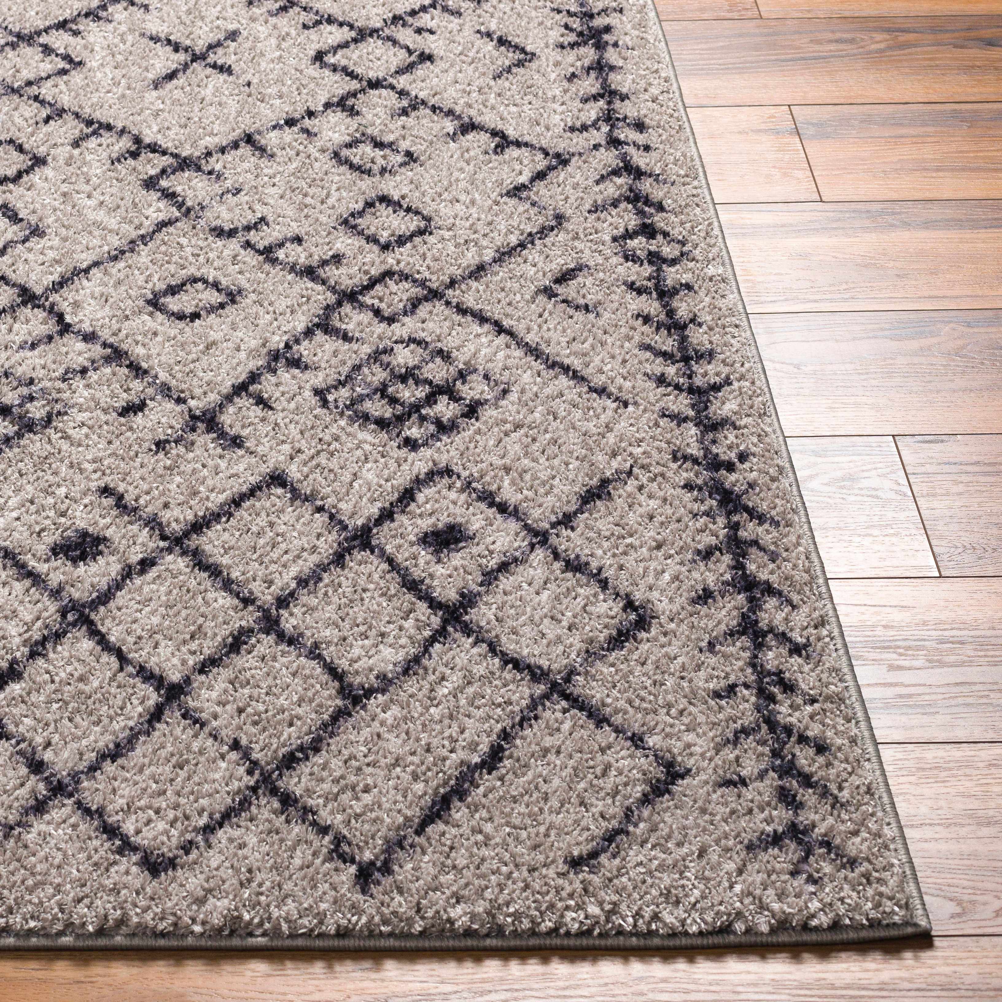 Elyes Gray Washable Area Rug - Clearance - Image 3