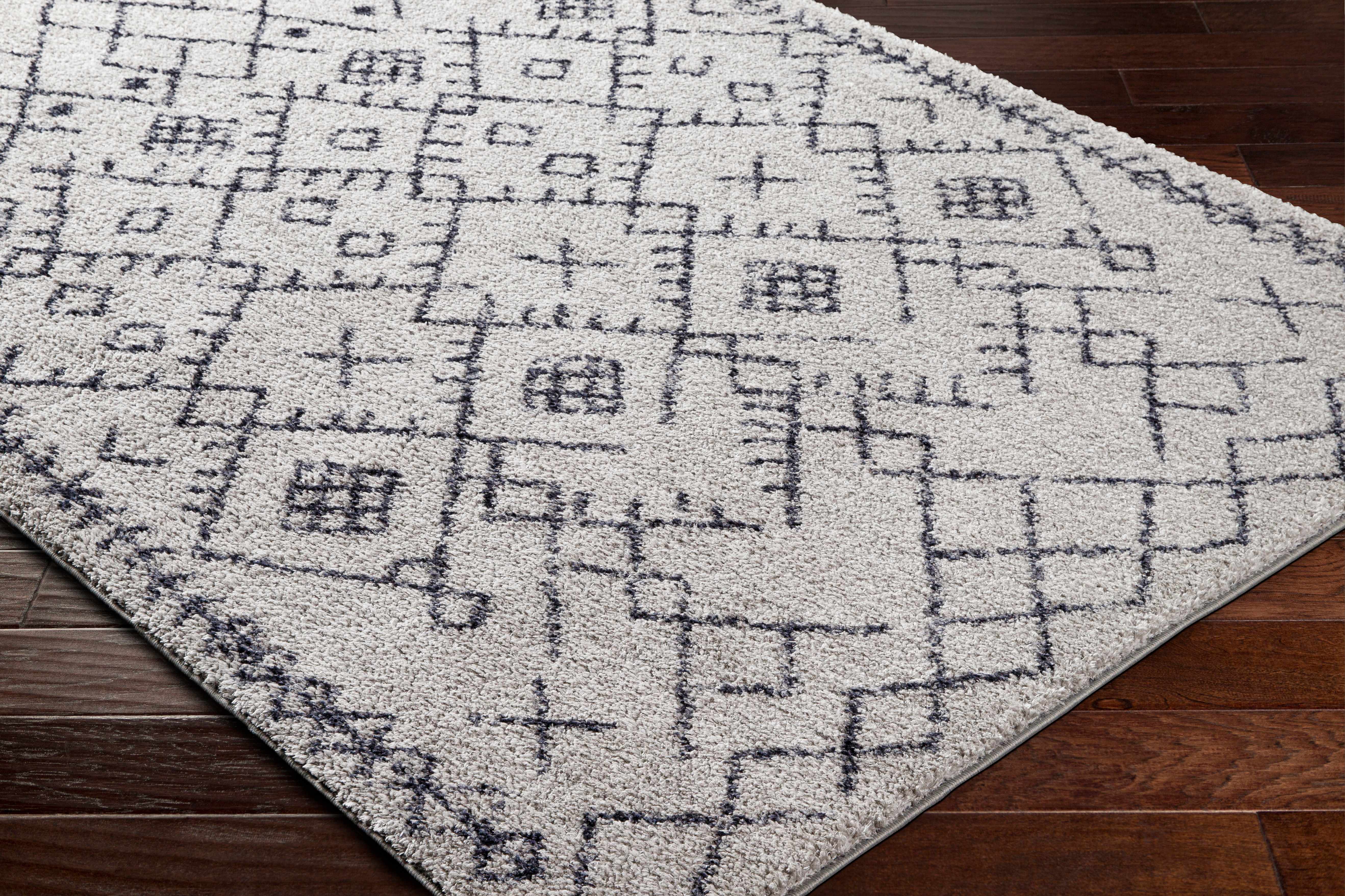 Elyes Gray Washable Area Rug - Clearance - Image 4