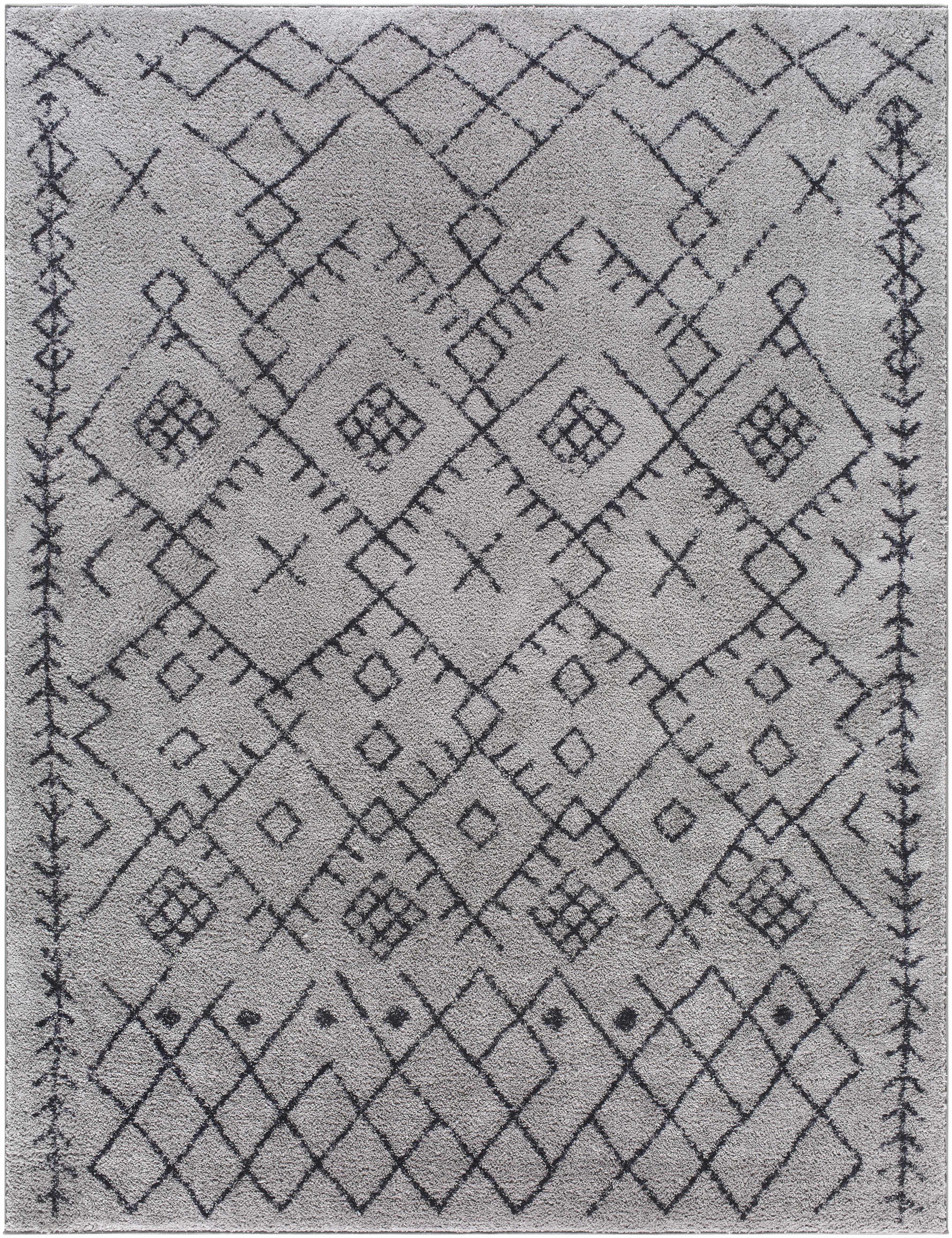 Elyes Gray Washable Area Rug - Clearance - Image 9