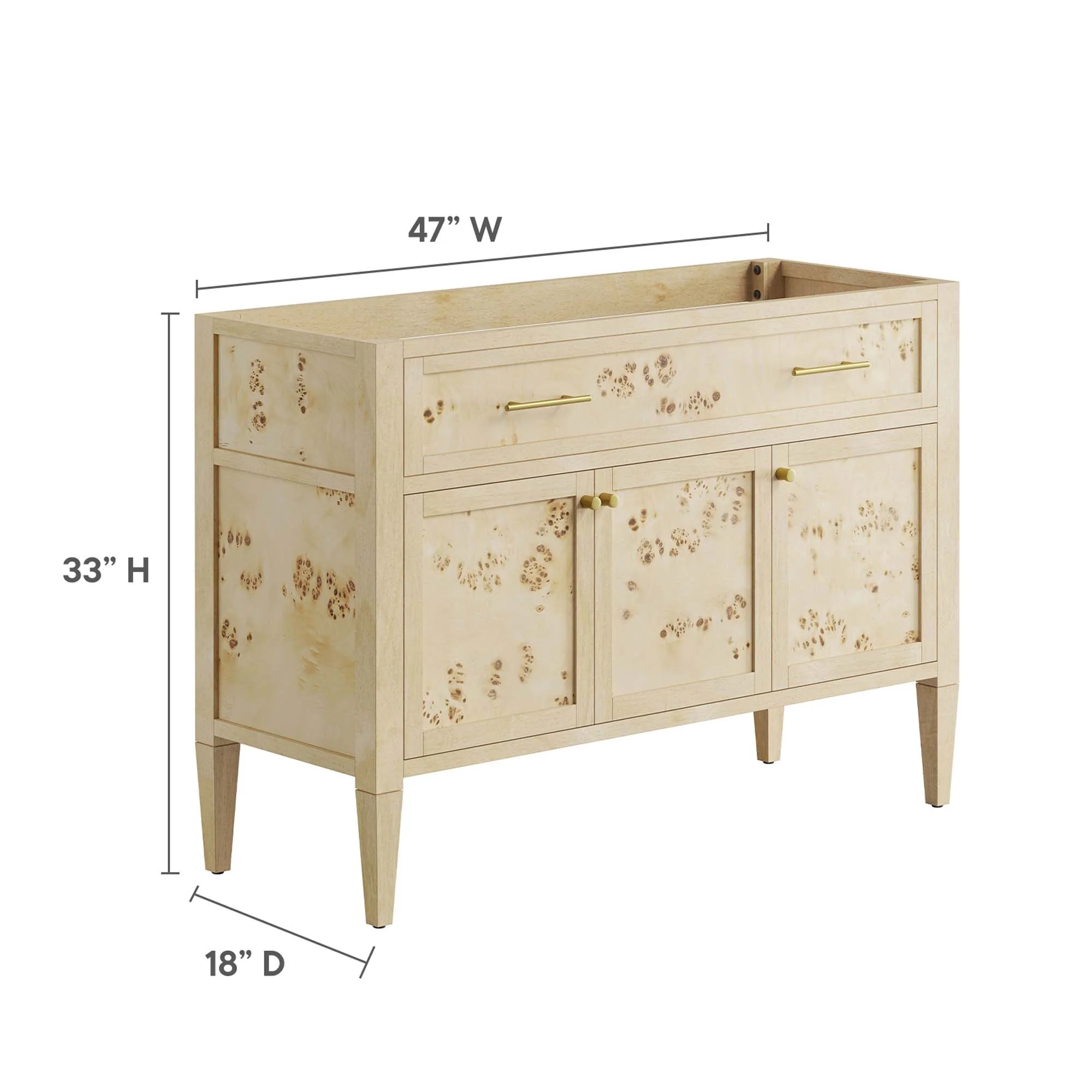 Elysian 48" Wood Bathroom Vanity Cabinet (Sink Basin Not Included) by Modway - Image 11