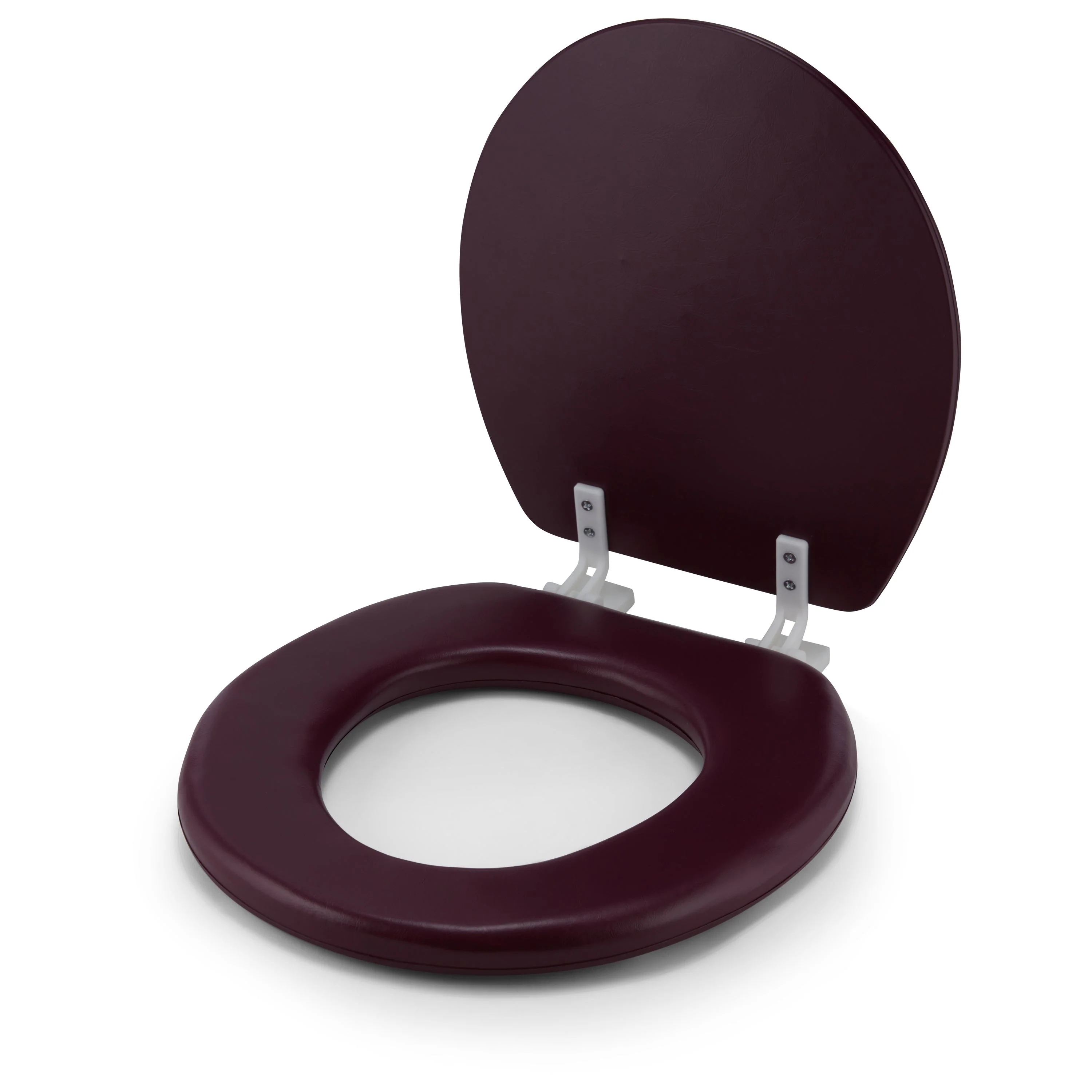 Embroidered Padded Soft Round Toilet Seat With Easy Clean & Change Hinge - Image 13