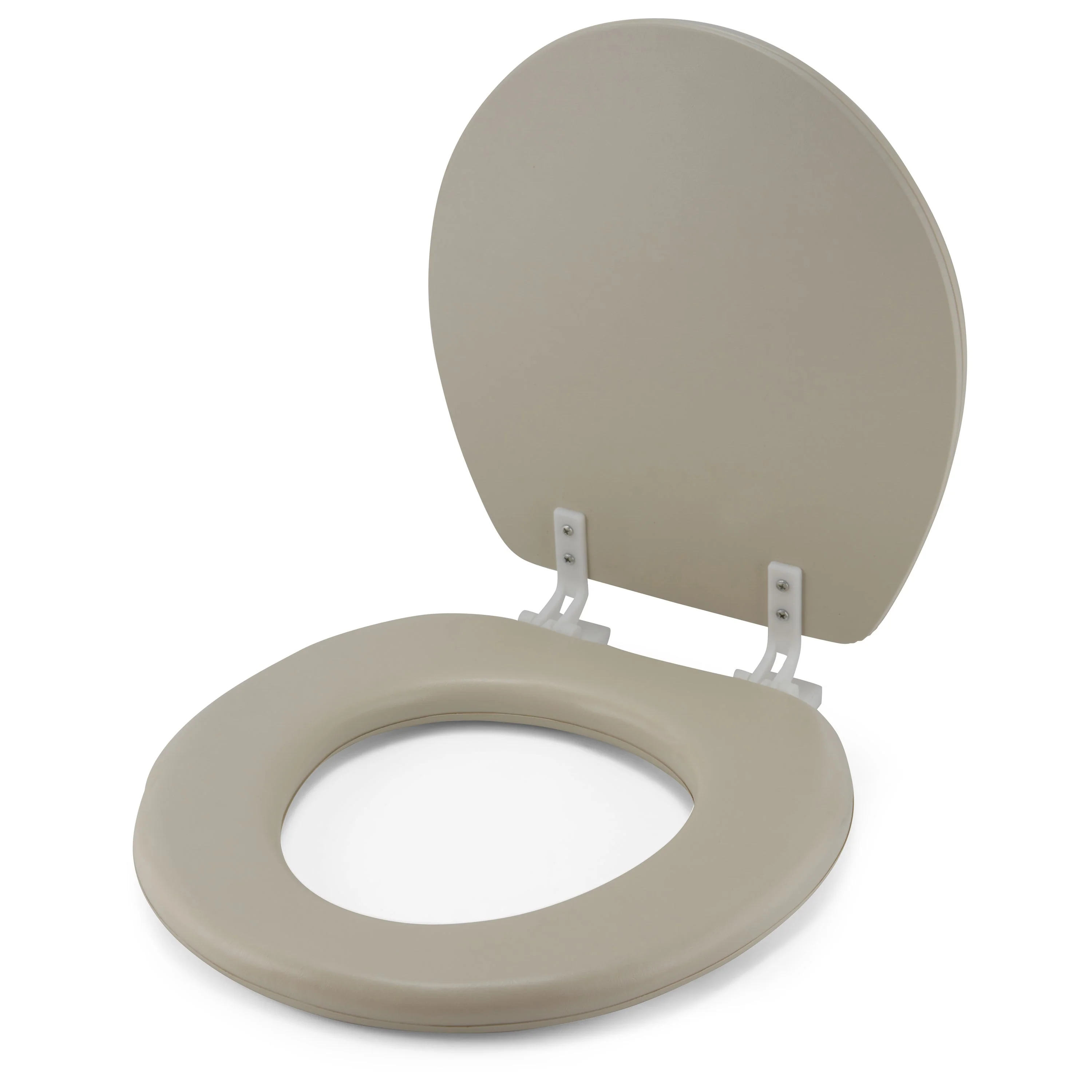 Embroidered Padded Soft Round Toilet Seat With Easy Clean & Change Hinge - Image 28