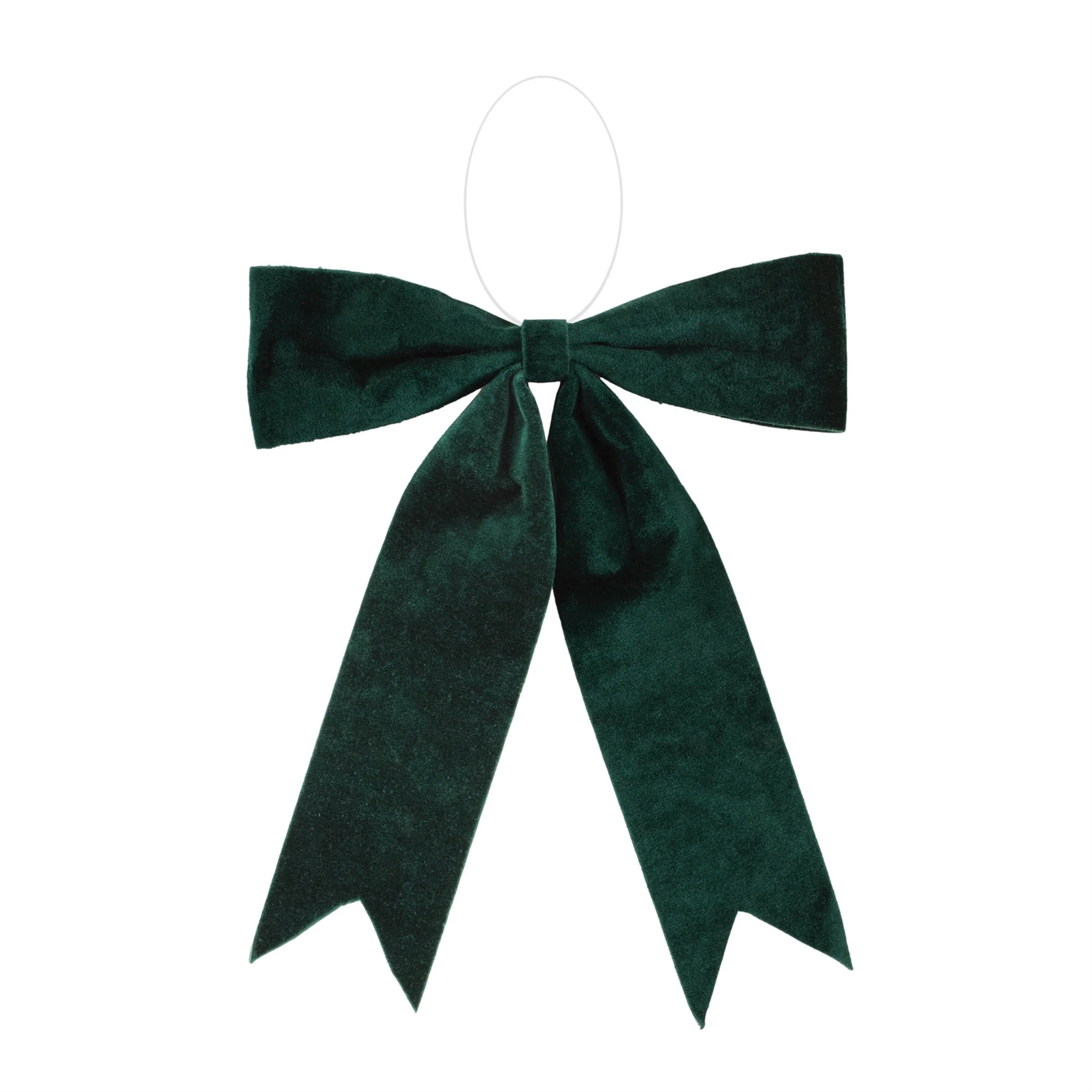 Emerald Green Holiday Bow (Set of 2) - Image 2