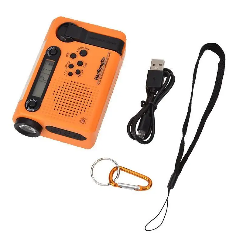 Emergency Solar Hand Crank Radio AM FM SW Weather Power Bank Phone Charger - Image 7