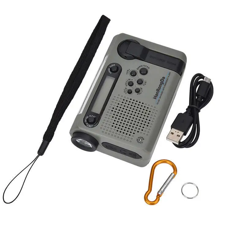 Emergency Solar Hand Crank Radio AM FM SW Weather Power Bank Phone Charger - Image 8
