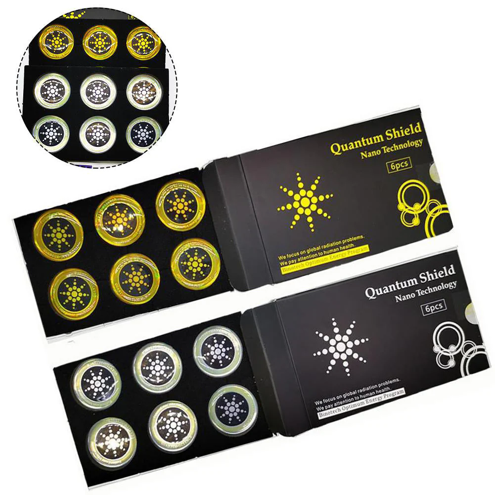 EMF Protection Stickers 6 Pack – Anti Radiation Shield for Phones & Electronics - Image 2