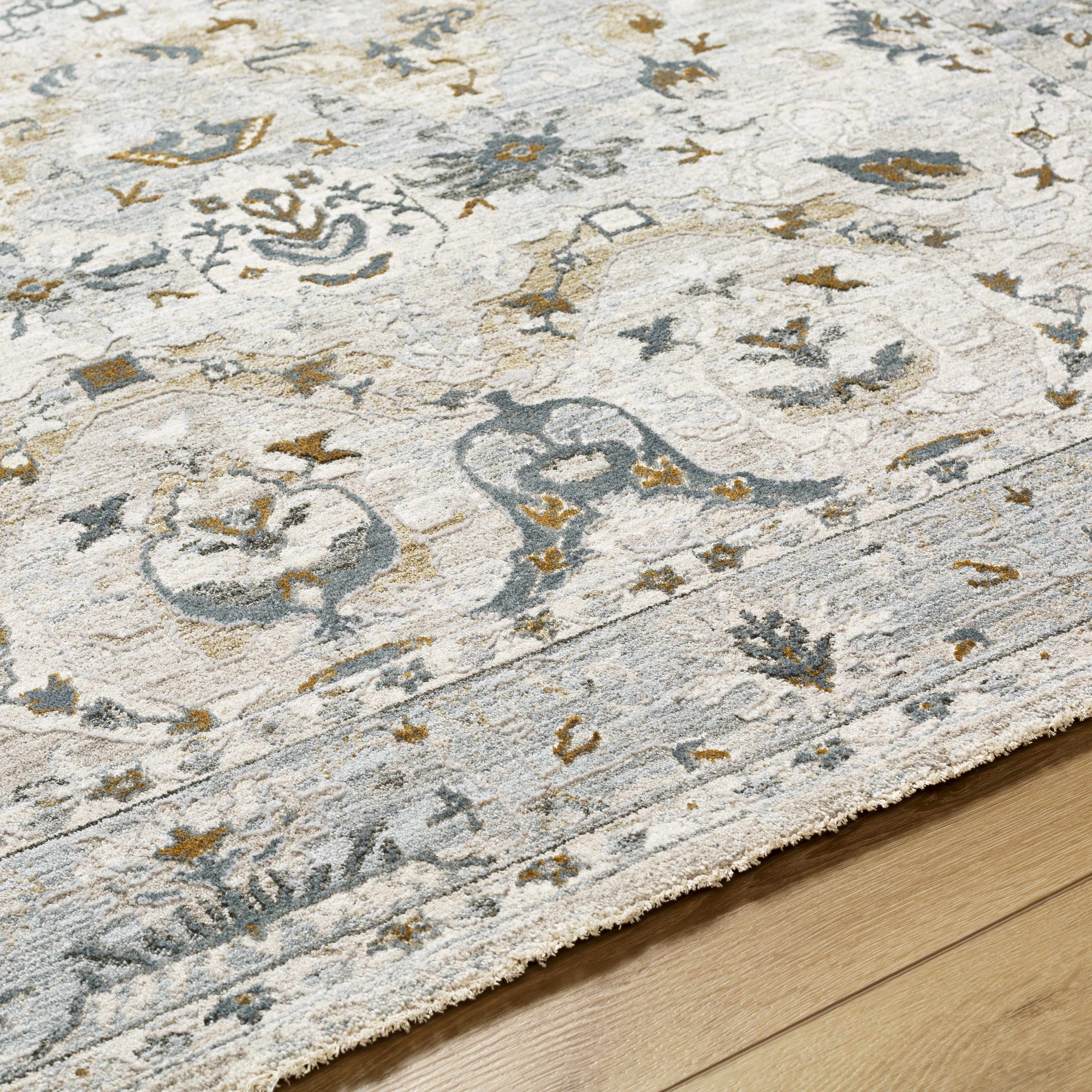 Emile Textured Rug with Fringes - Image 10