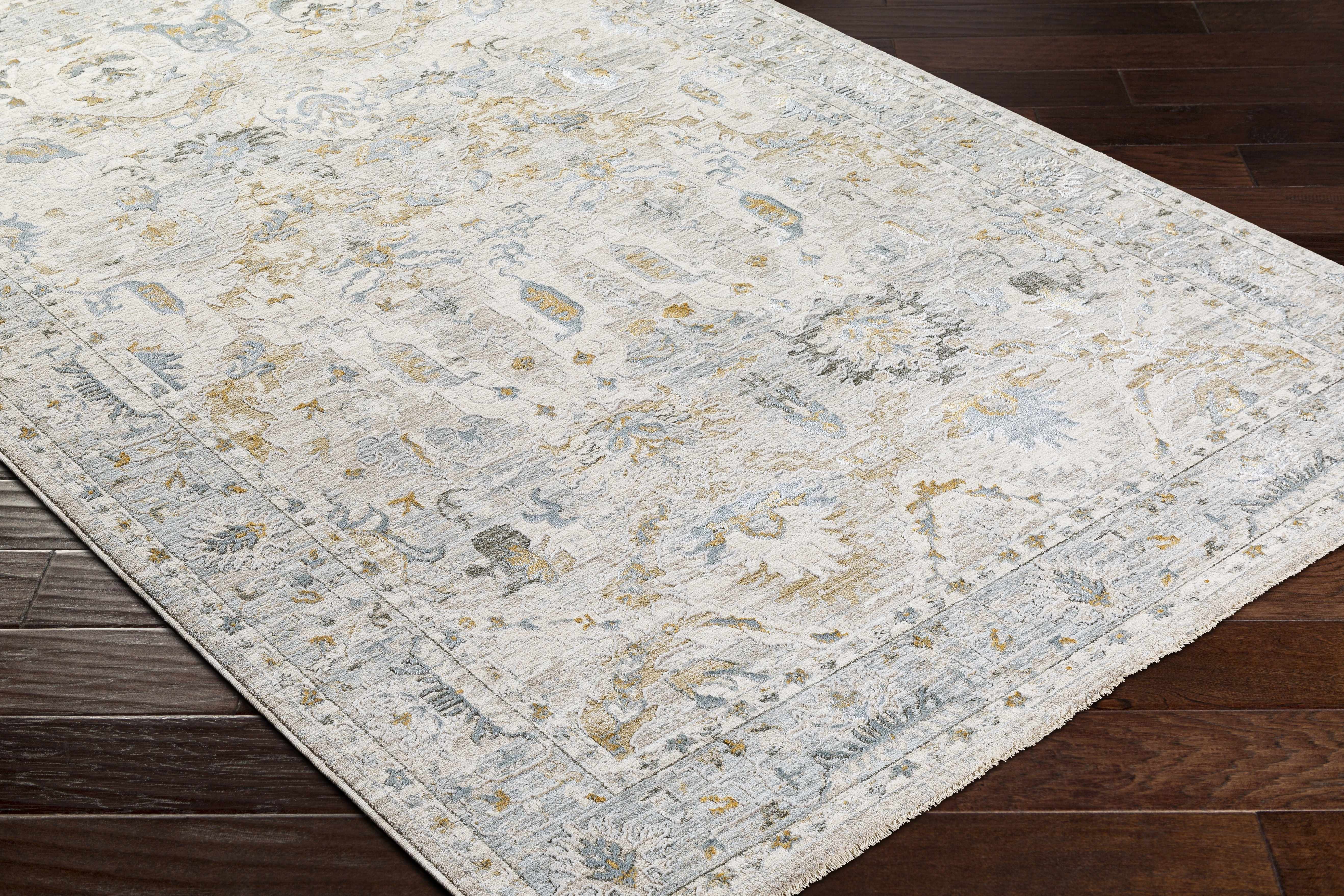 Emile Textured Rug with Fringes - Image 12