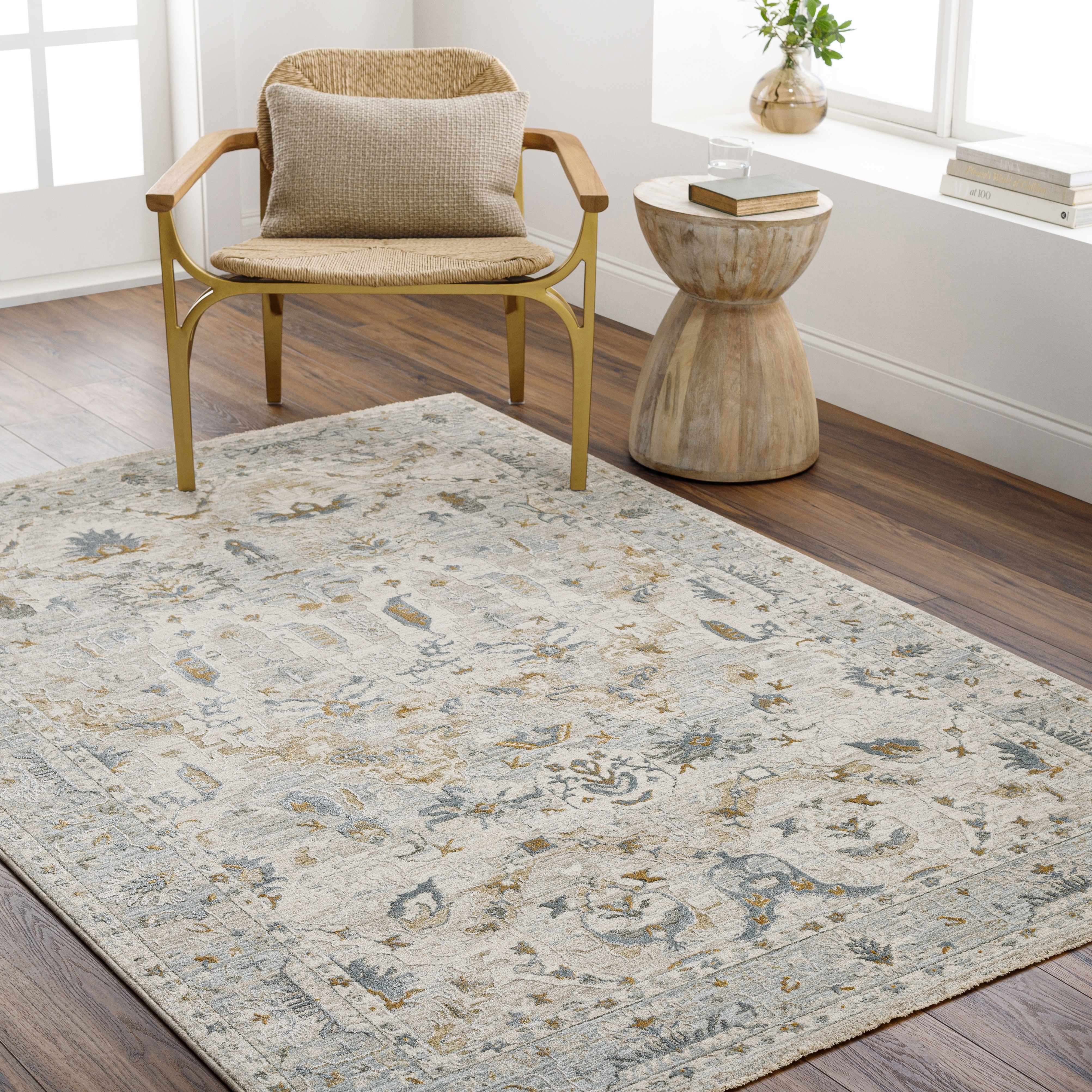Emile Textured Rug with Fringes - Image 14
