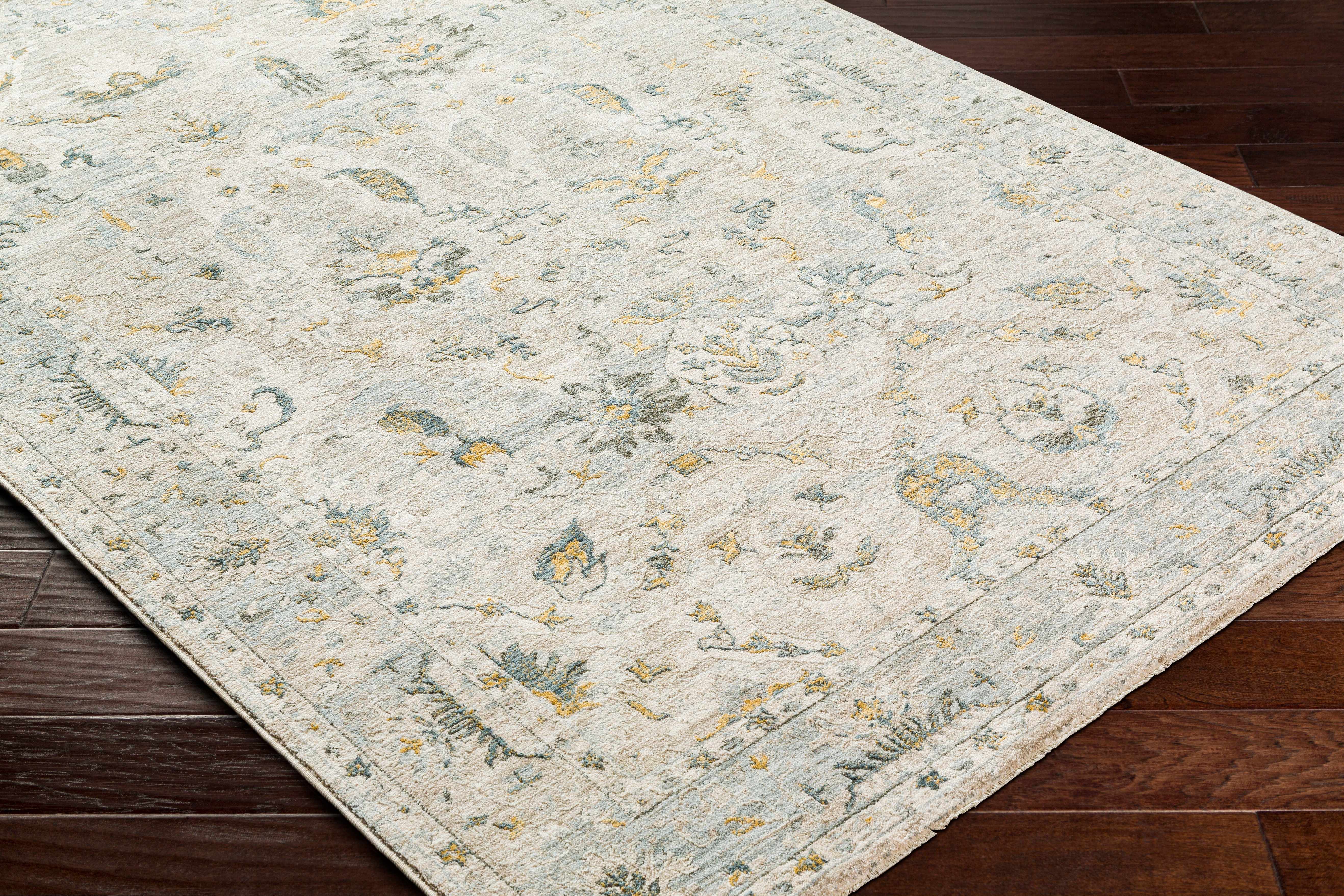 Emile Textured Rug with Fringes - Image 4