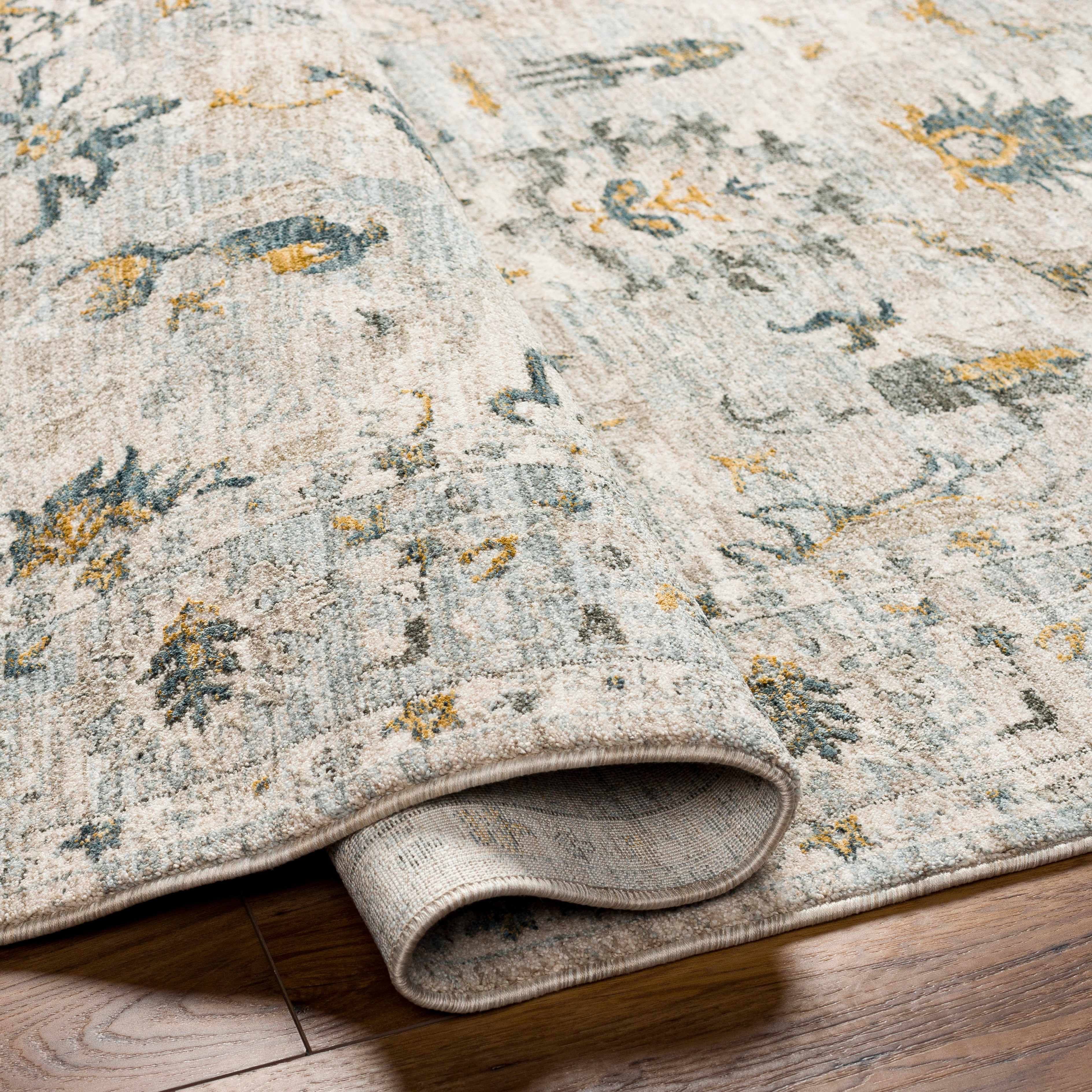 Emile Textured Rug with Fringes - Image 5