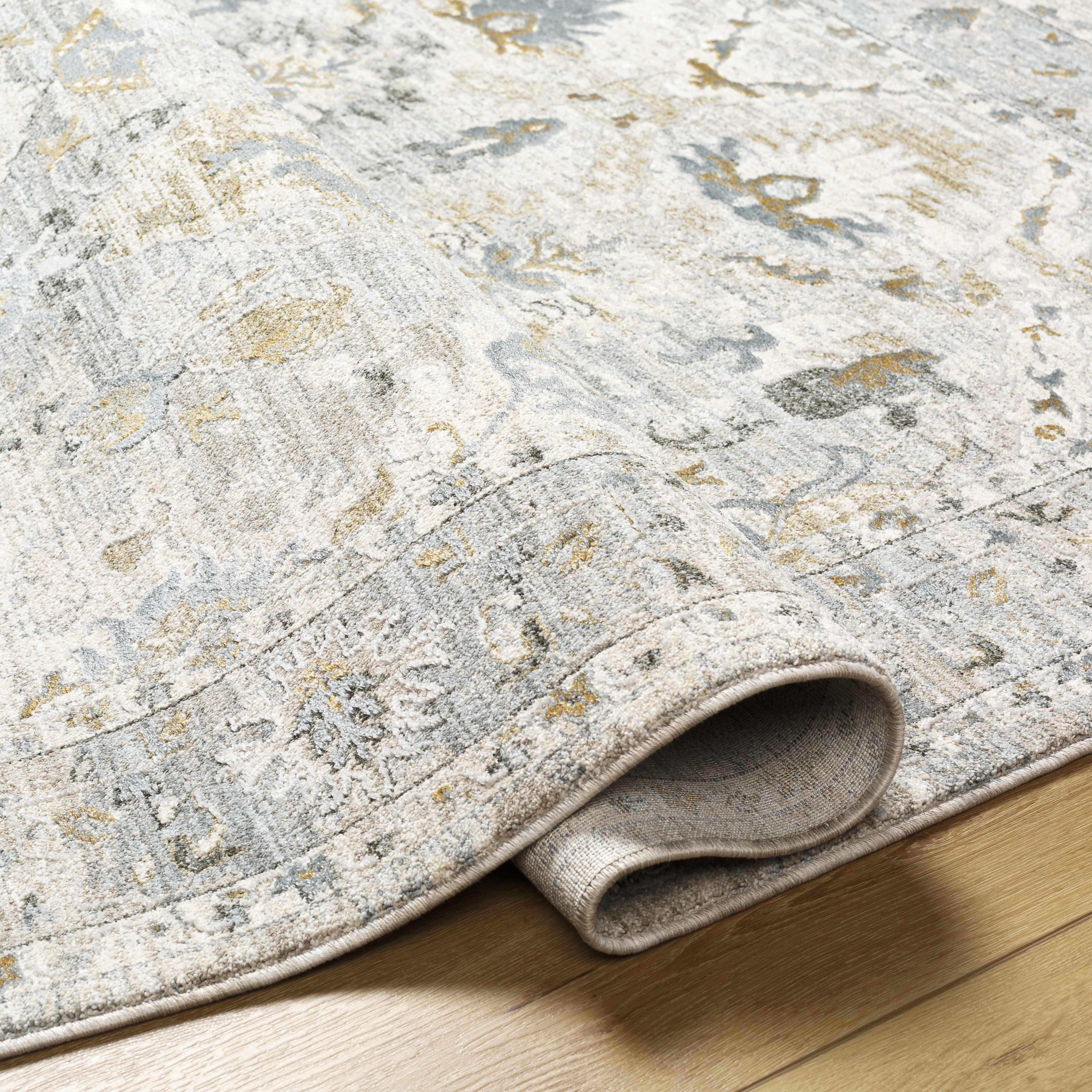 Emile Textured Rug with Fringes - Image 9
