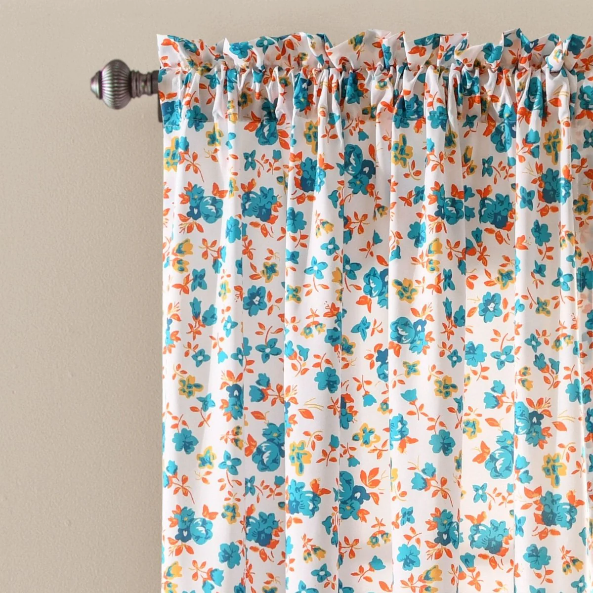 Emily Boho Stripe Window Curtain Panel Set - Image 2