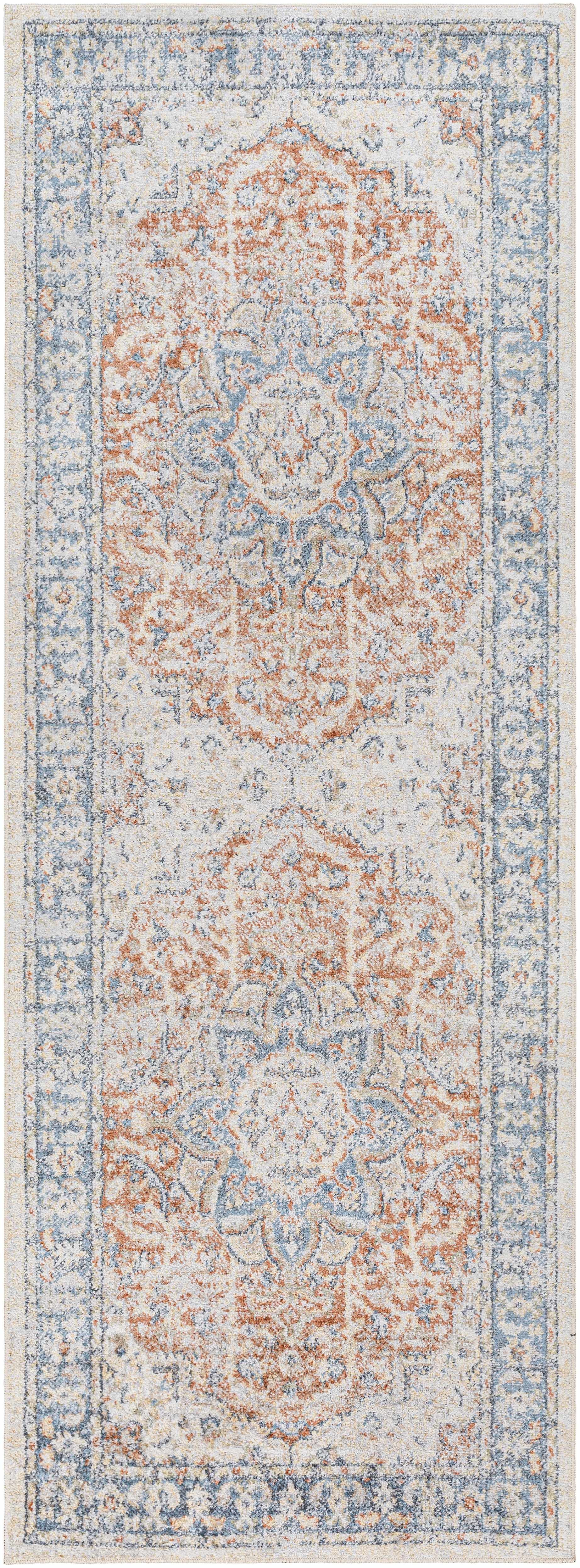 Emke Rust Washable Area Rug - Clearance - Image 4