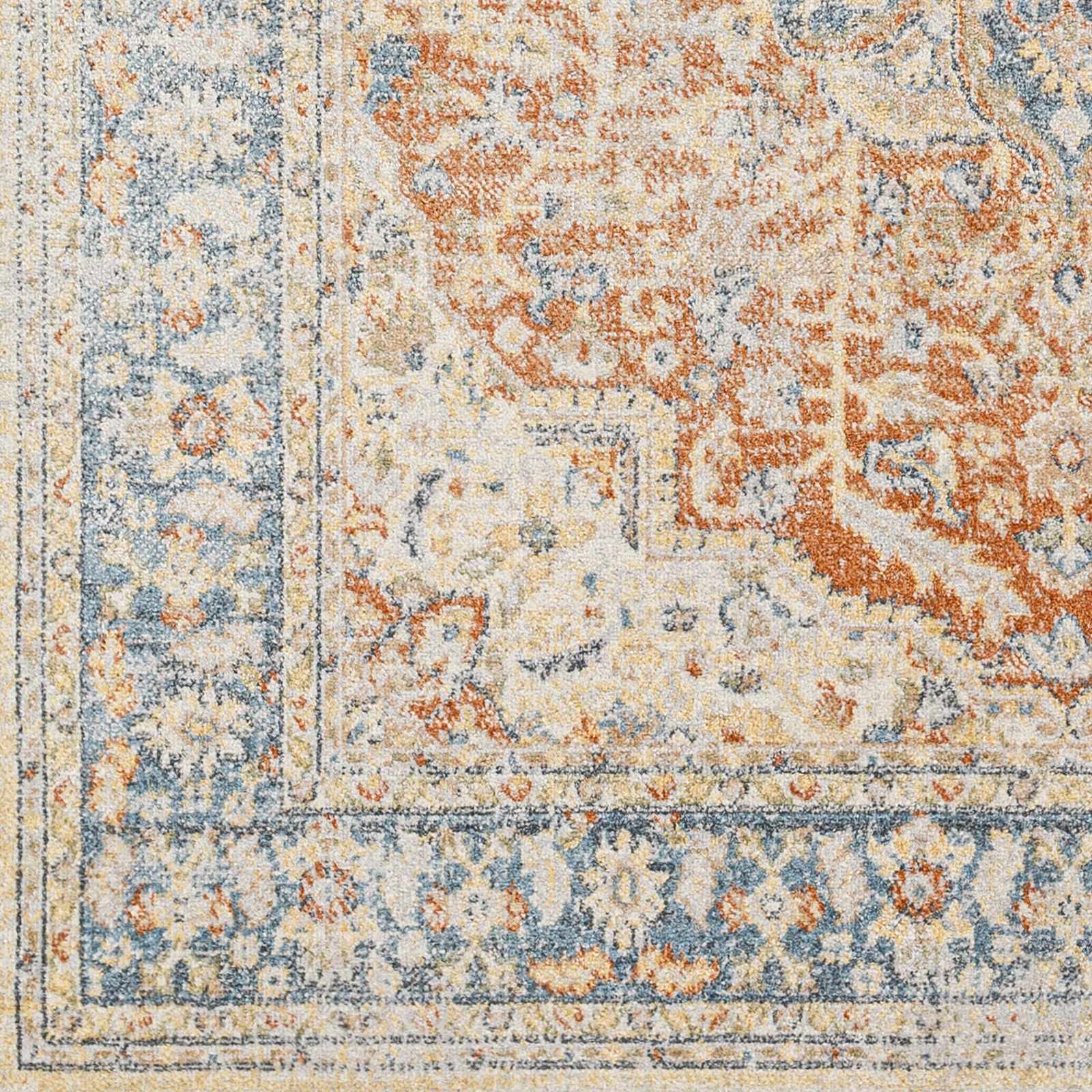 Emke Rust Washable Area Rug - Clearance - Image 6