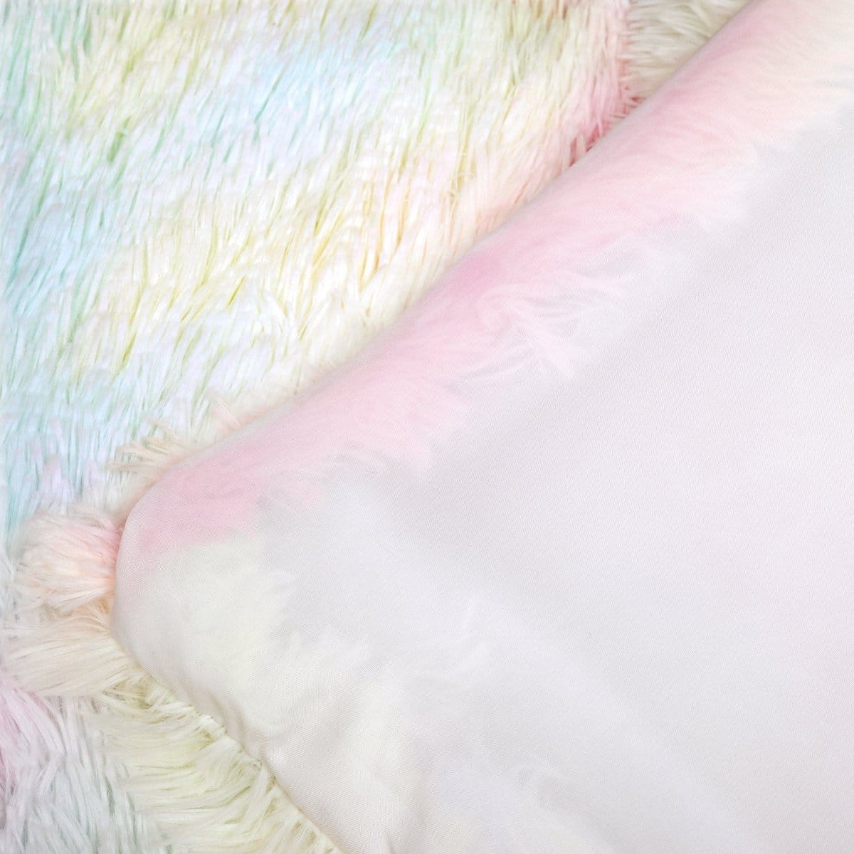 Emma Cozy Ultra Soft Rainbow Faux Fur Comforter Set - Image 8