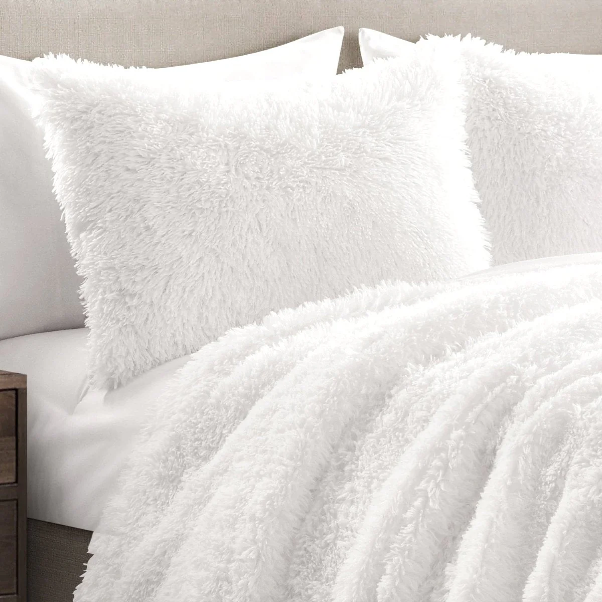 Emma Faux Fur Comforter Set - Image 16