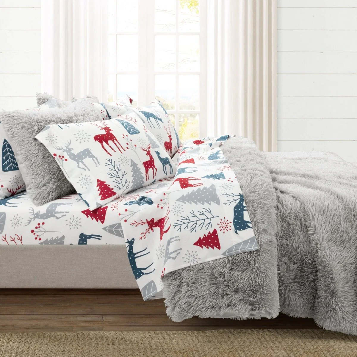 Emma Faux Fur Comforter Set - Image 28