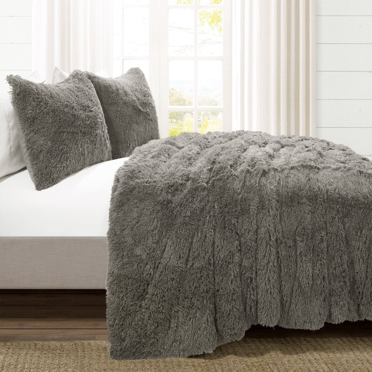 Emma Faux Fur Comforter Set - Image 37