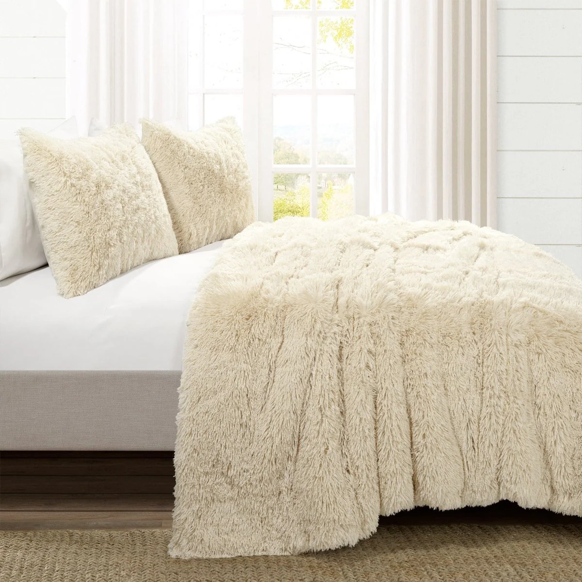 Emma Faux Fur Comforter Set - Image 44
