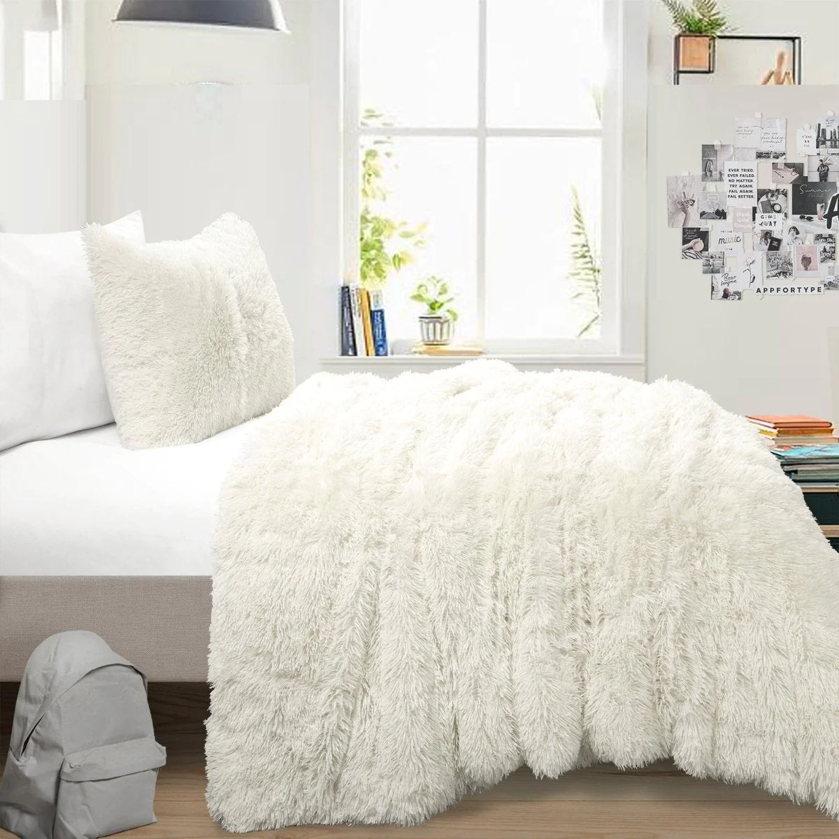 Emma Faux Fur Comforter Set - Image 54