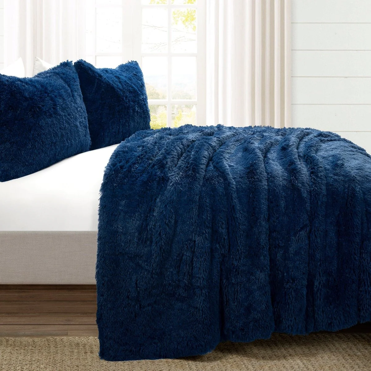 Emma Faux Fur Comforter Set - Image 60