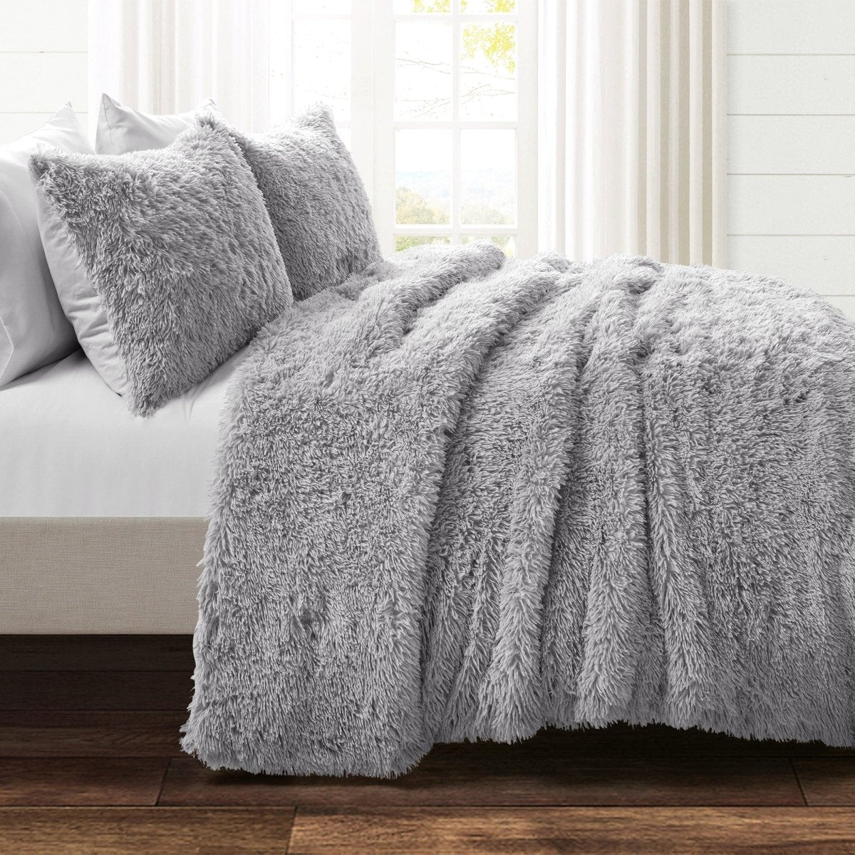 Emma Faux Fur Comforter Set - Image 8