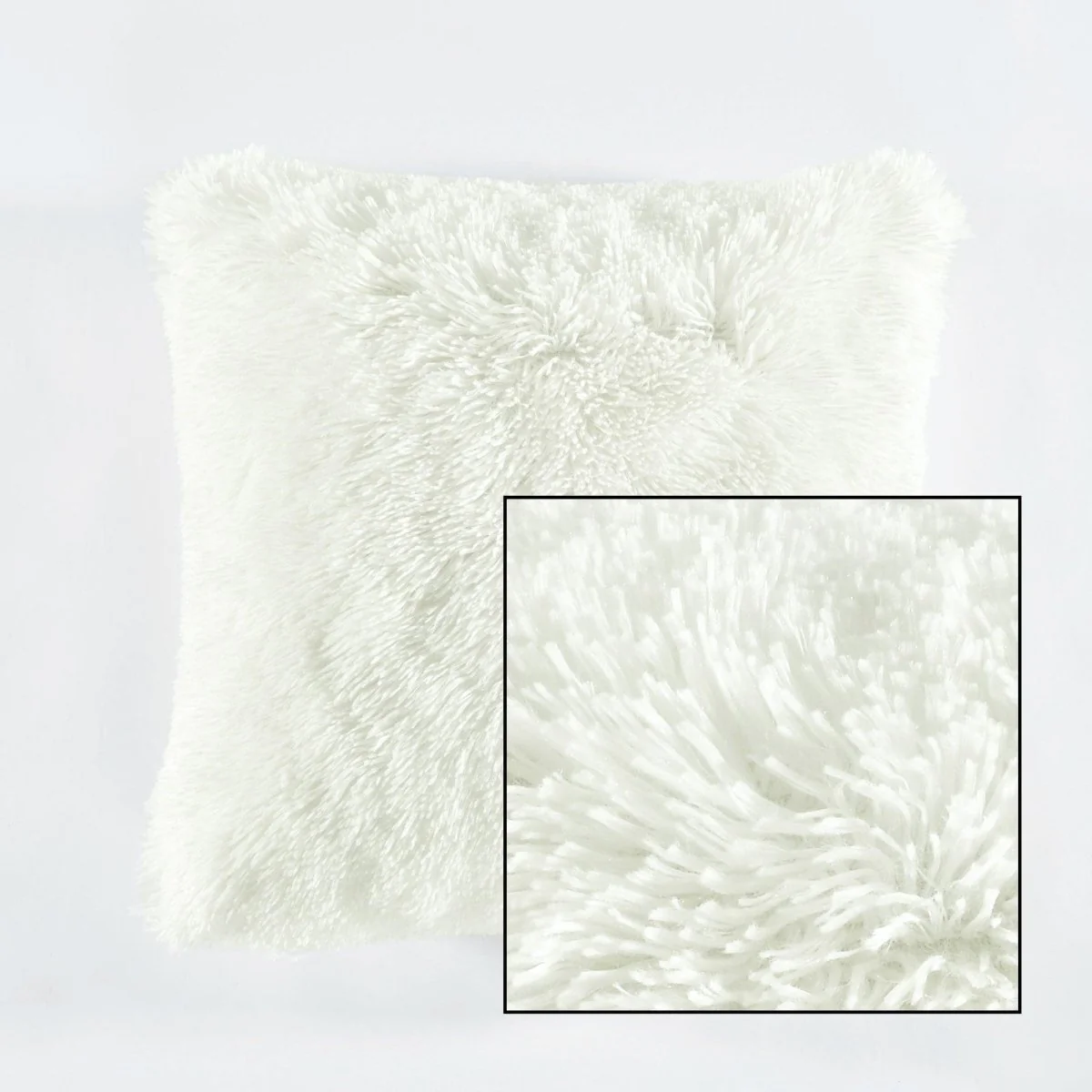 Emma Faux Fur Decorative Pillow Cover - Image 2