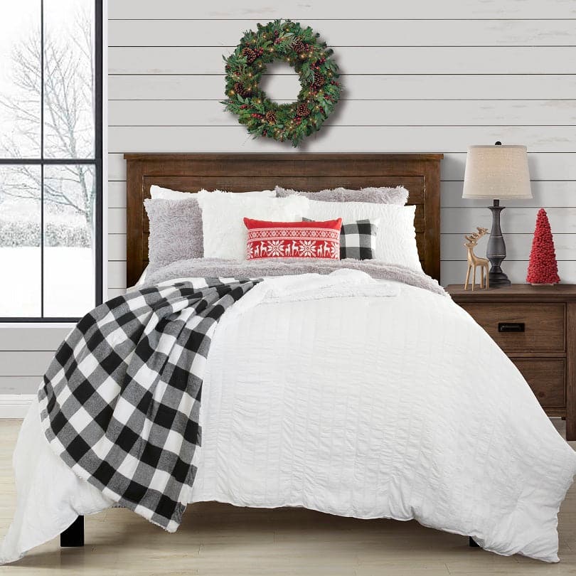 Emma Faux Fur Decorative Pillow Cover - Image 9