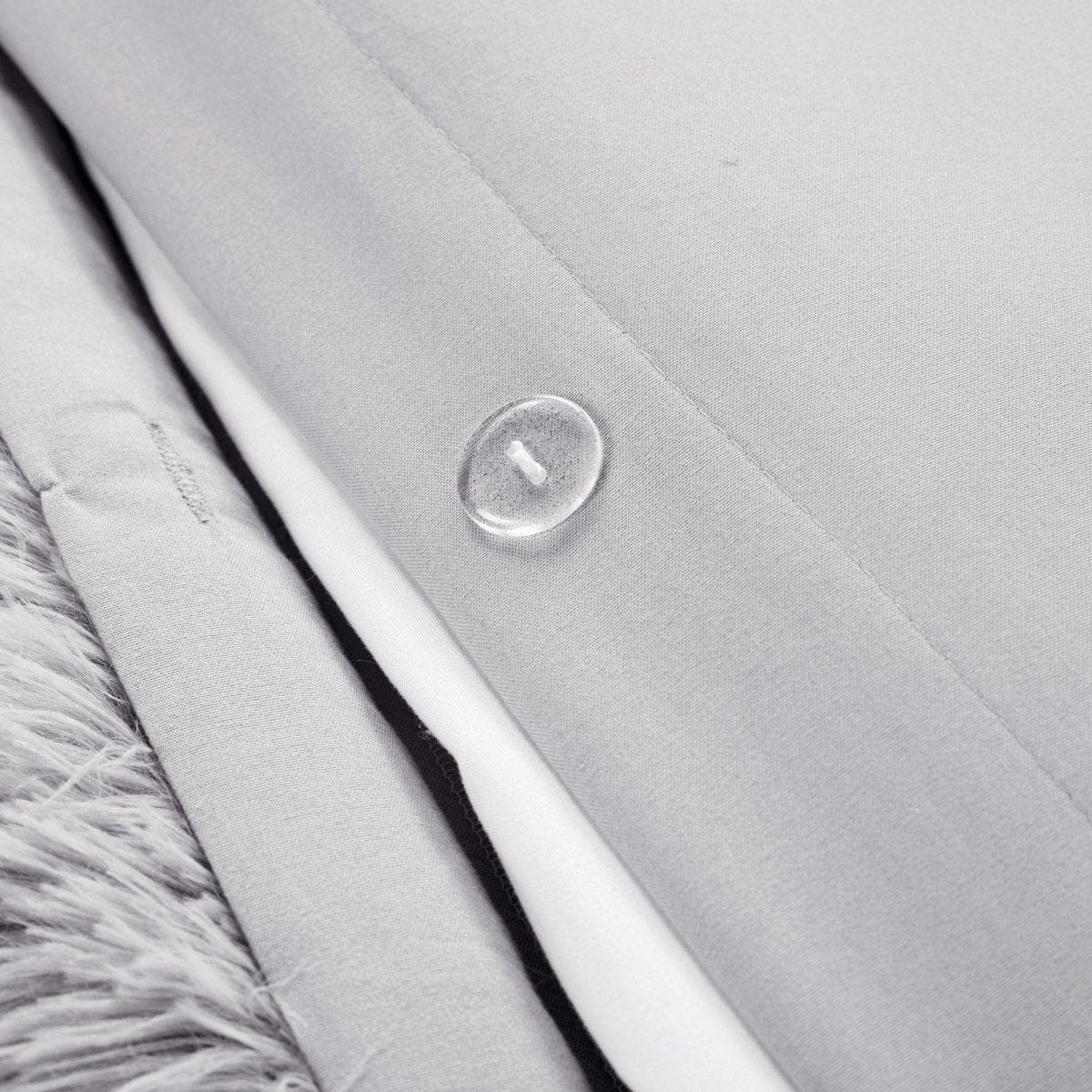 Emma Faux Fur Duvet Cover 3 Piece Set - Image 13