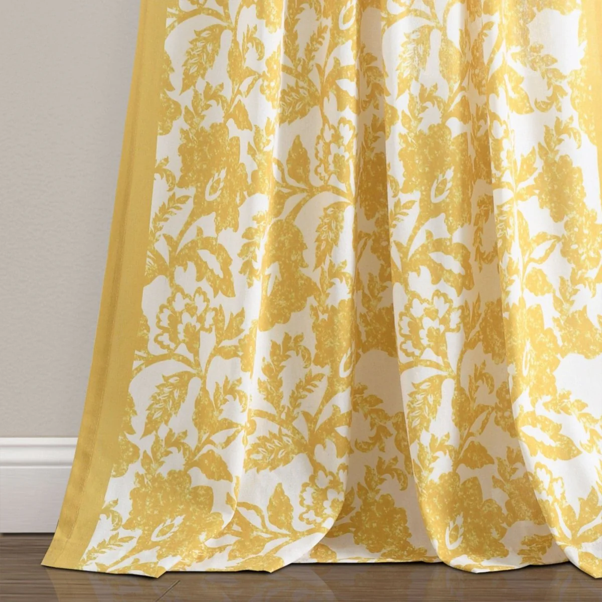 Emma Textured Jacobean Window Curtain Panel - Image 4