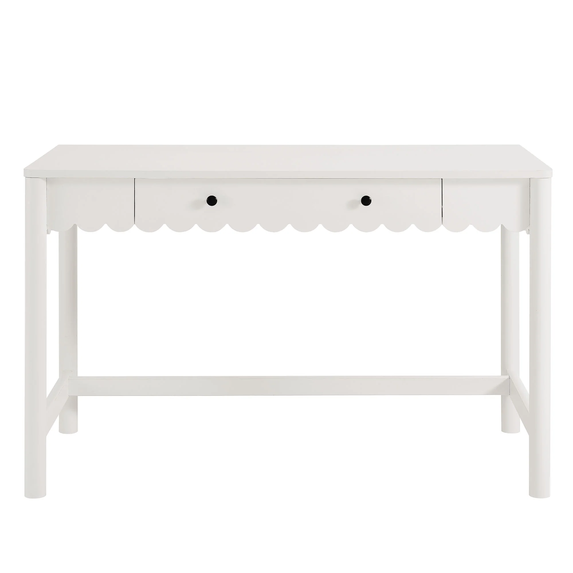 Emmeline 1-Drawer Scallop Writing Desk by Modway - Image 10