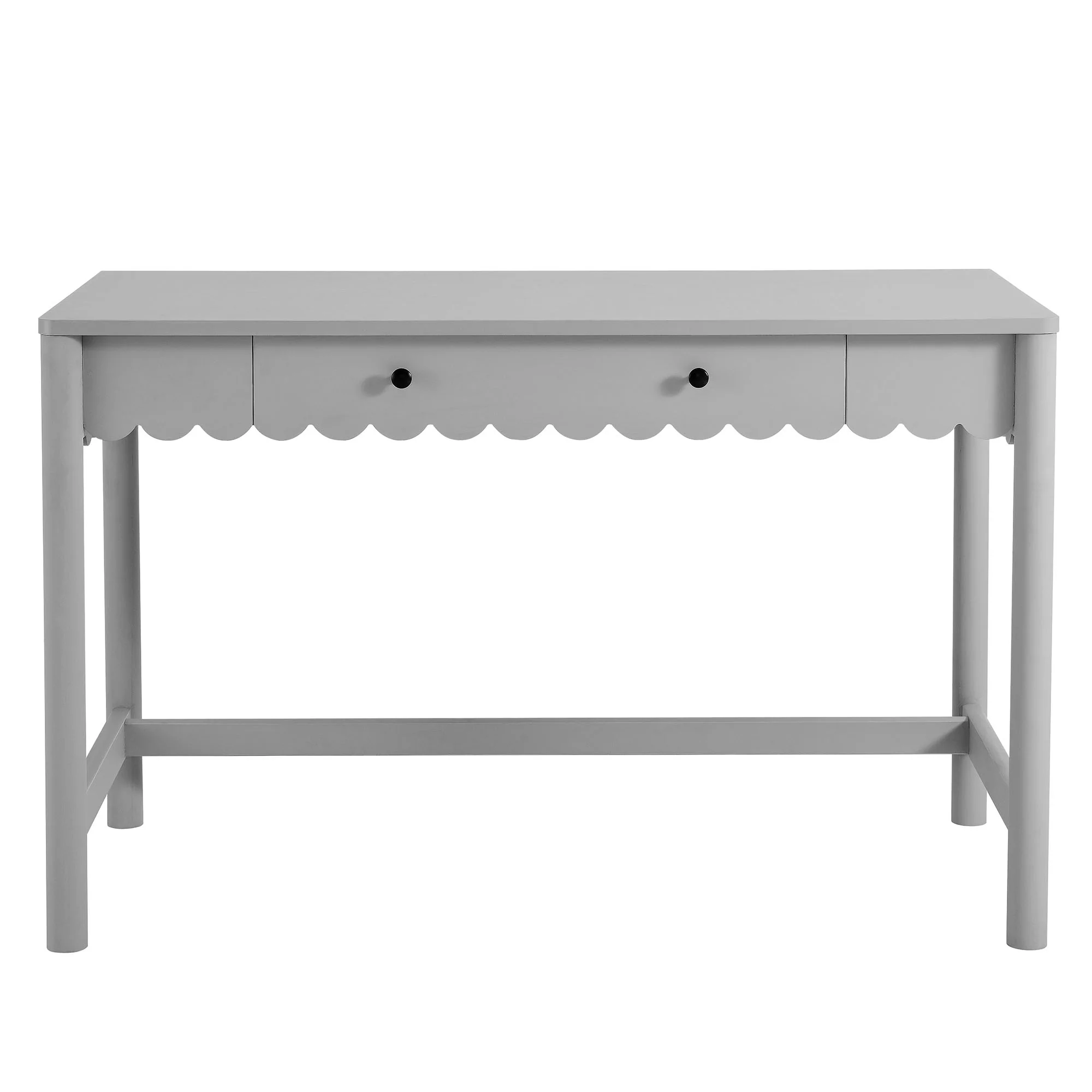 Emmeline 1-Drawer Scallop Writing Desk by Modway - Image 11