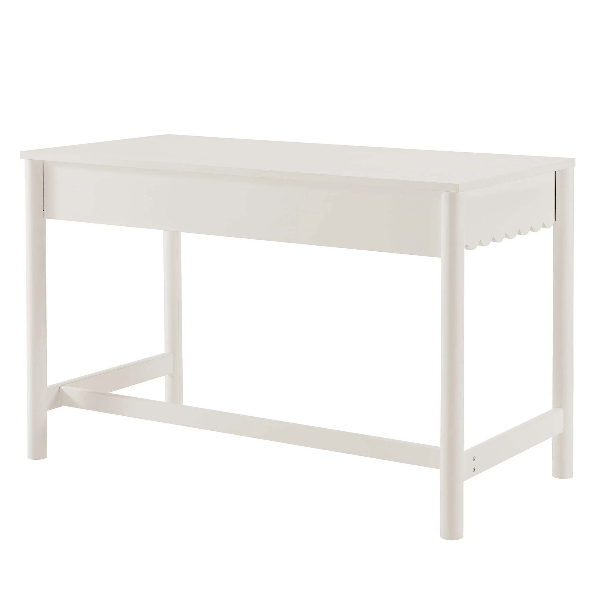Emmeline 1-Drawer Scallop Writing Desk by Modway - Image 12