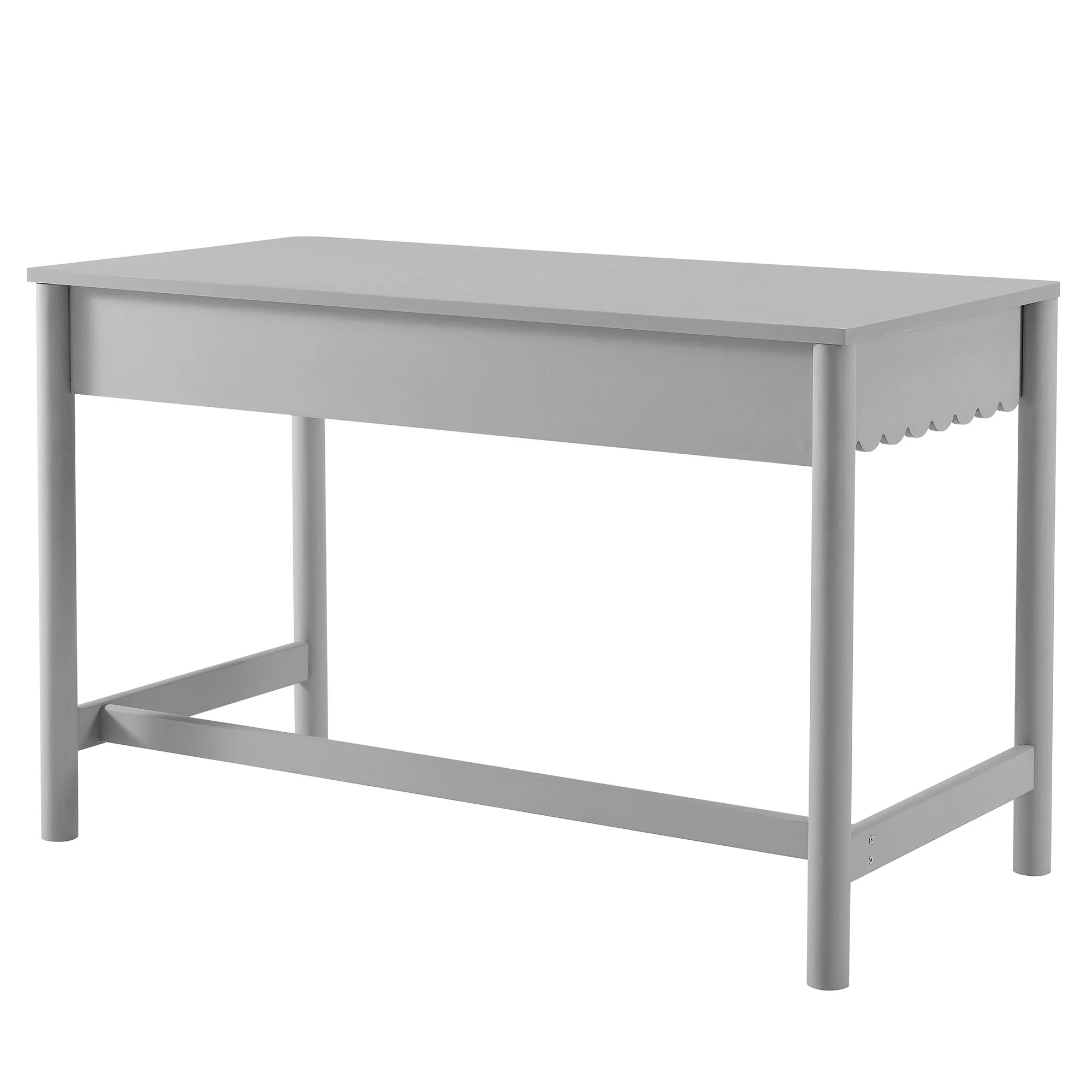 Emmeline 1-Drawer Scallop Writing Desk by Modway - Image 13