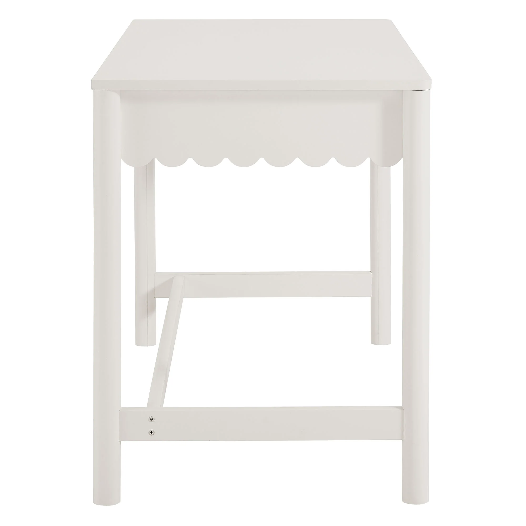 Emmeline 1-Drawer Scallop Writing Desk by Modway - Image 14