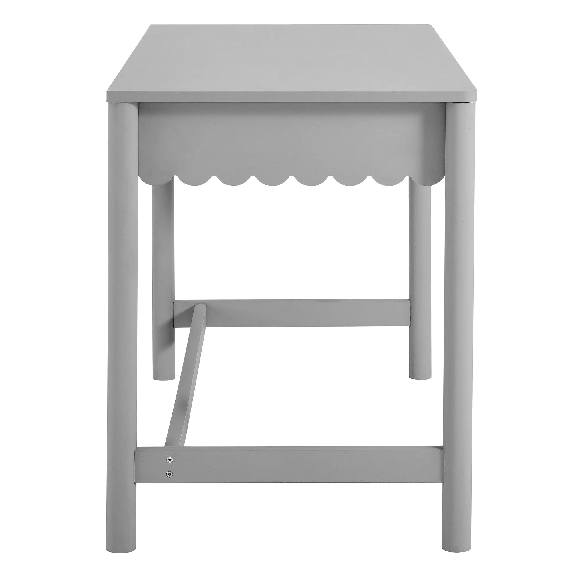 Emmeline 1-Drawer Scallop Writing Desk by Modway - Image 15