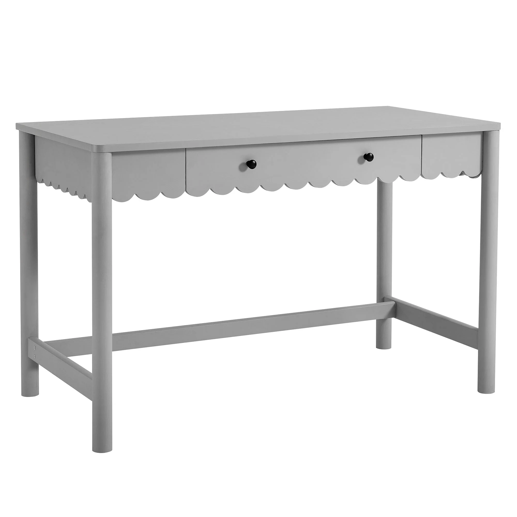 Emmeline 1-Drawer Scallop Writing Desk by Modway - Image 21