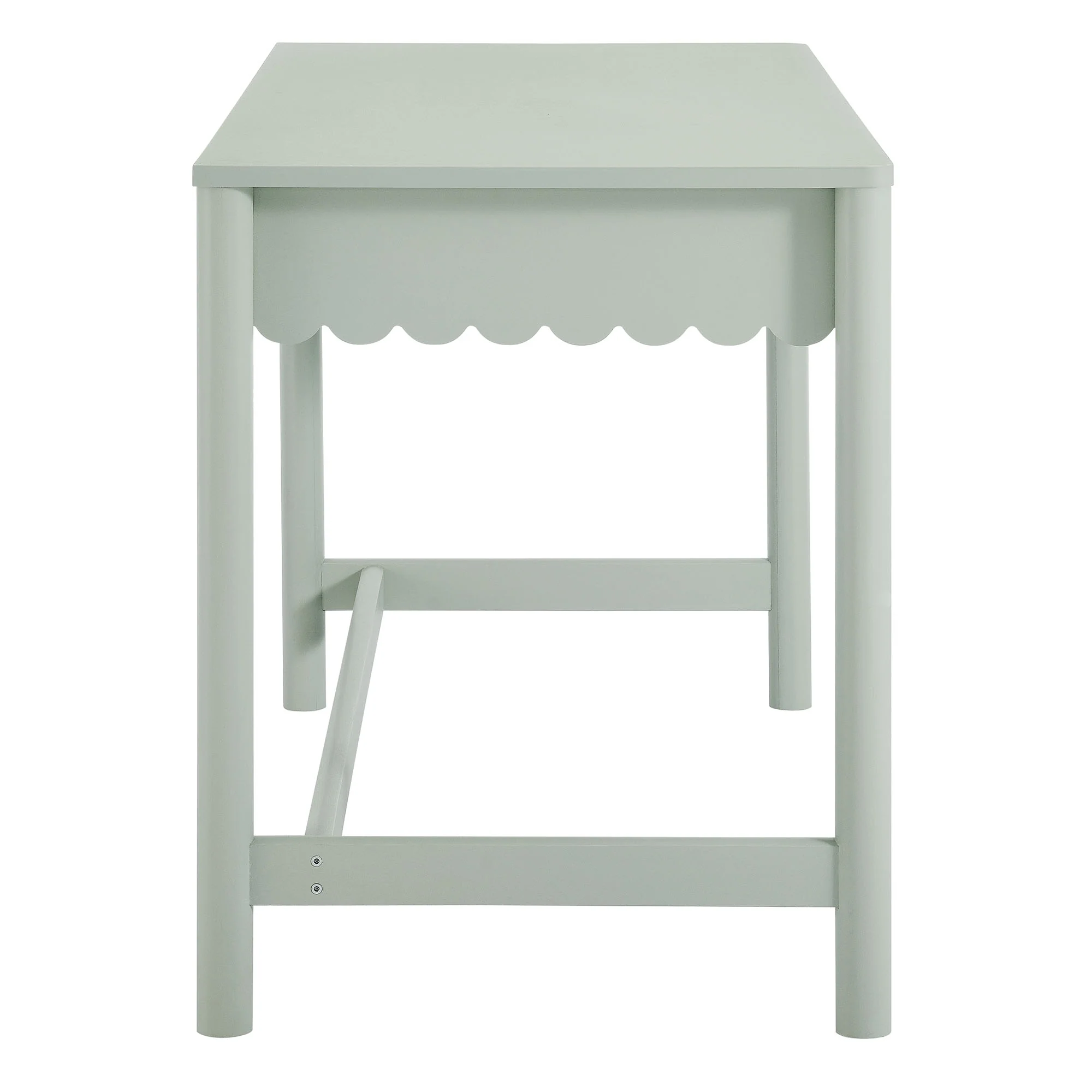 Emmeline 1-Drawer Scallop Writing Desk by Modway - Image 4