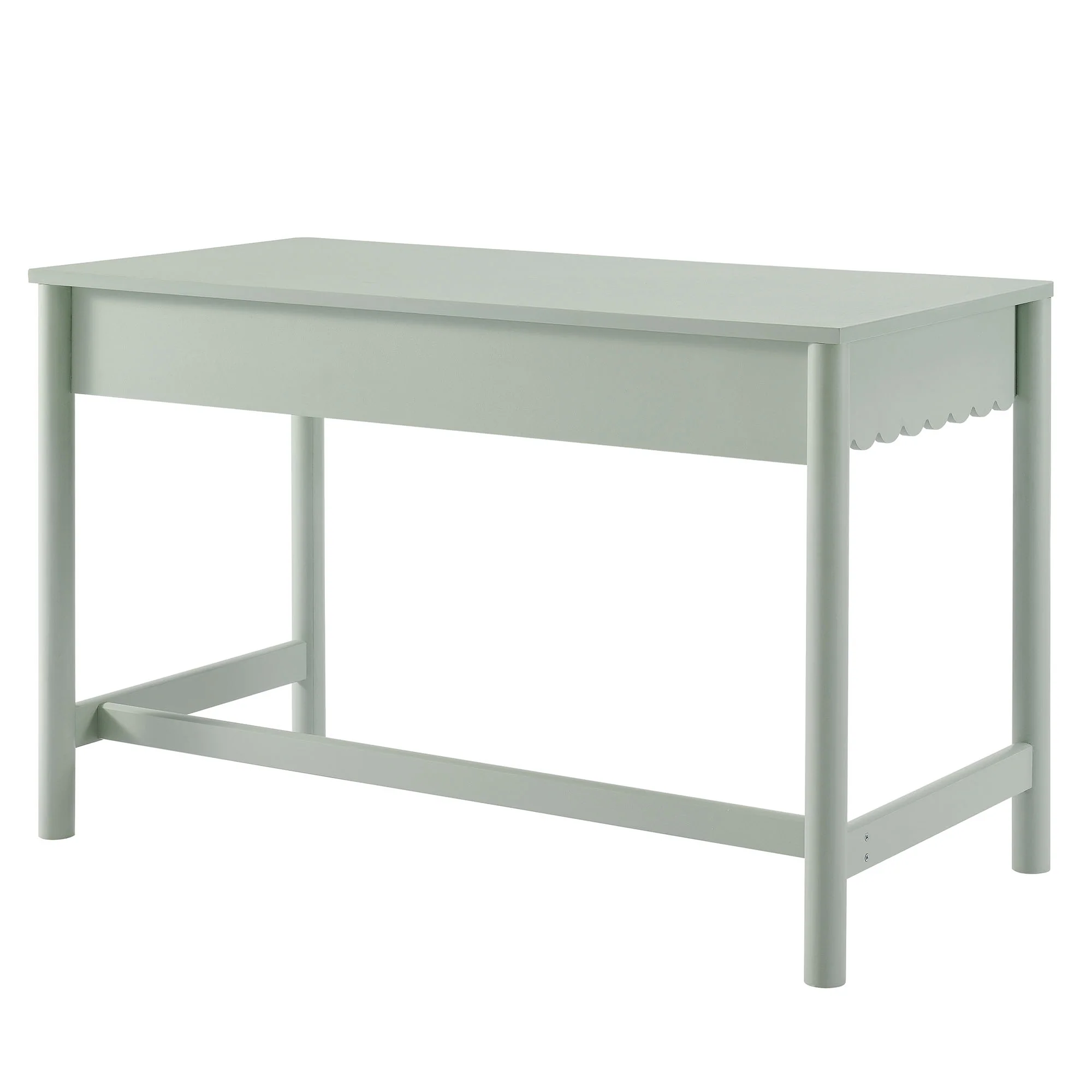 Emmeline 1-Drawer Scallop Writing Desk by Modway - Image 5