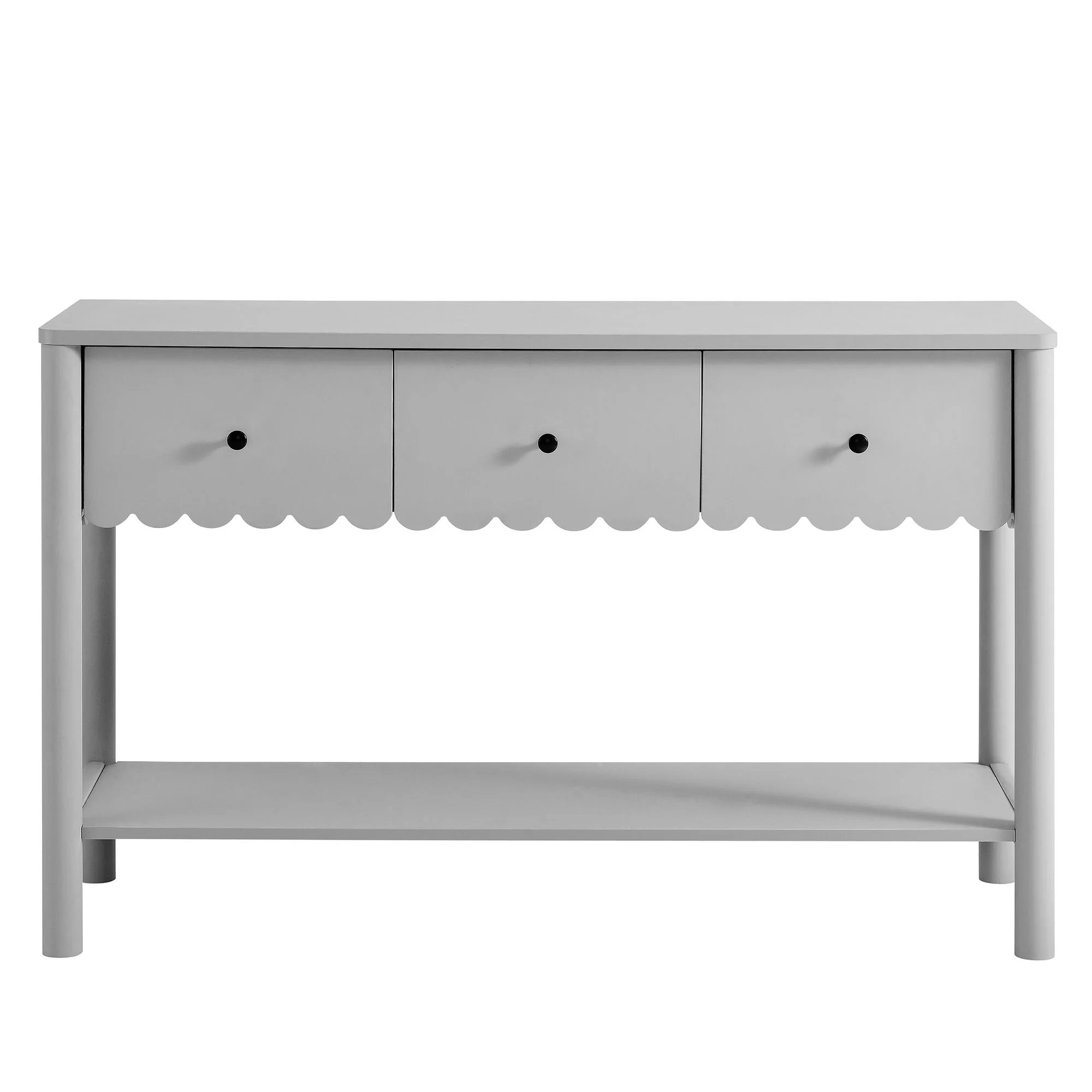 Emmeline 3-Drawer Scalloped Console Table by Modway - Image 12