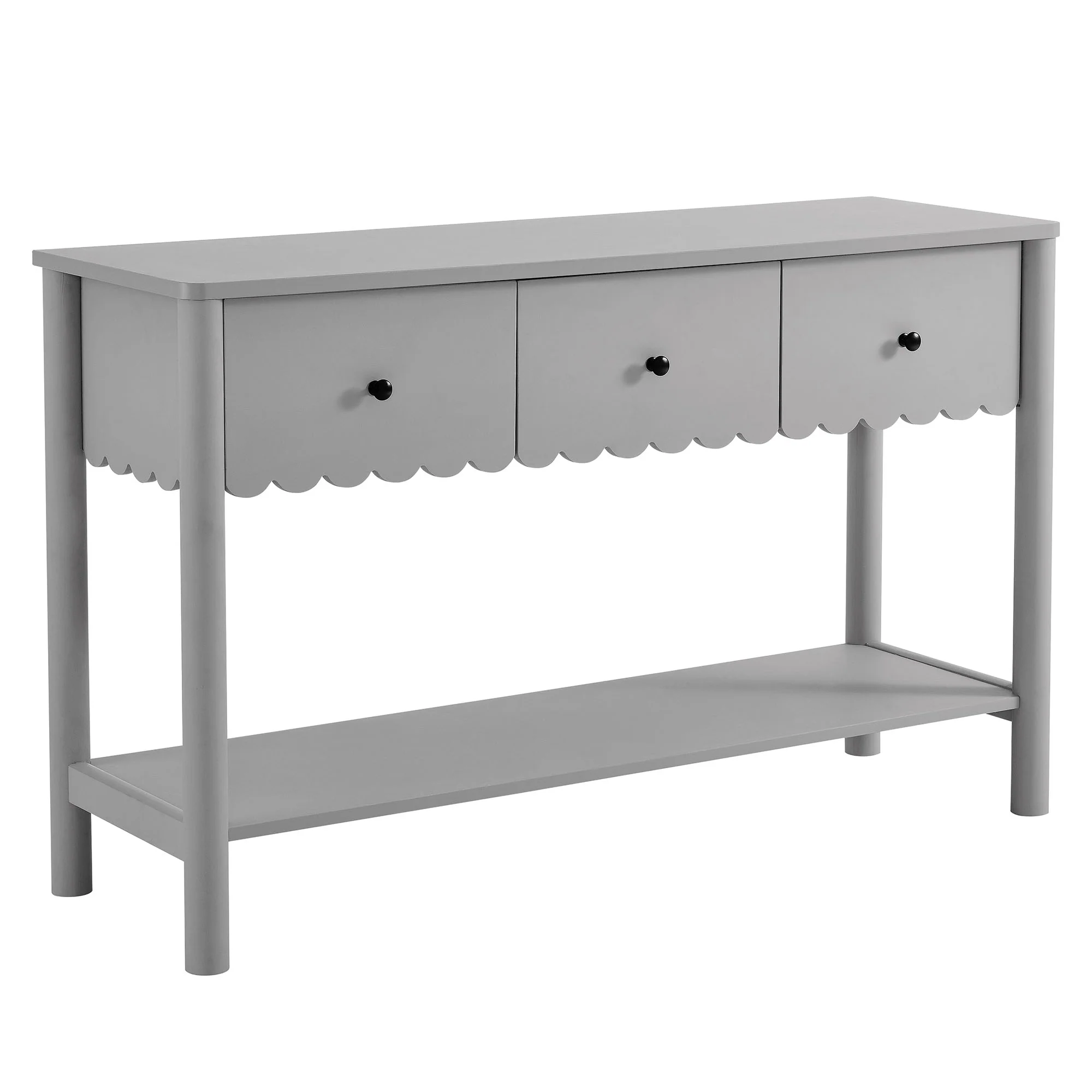Emmeline 3-Drawer Scalloped Console Table by Modway - Image 20