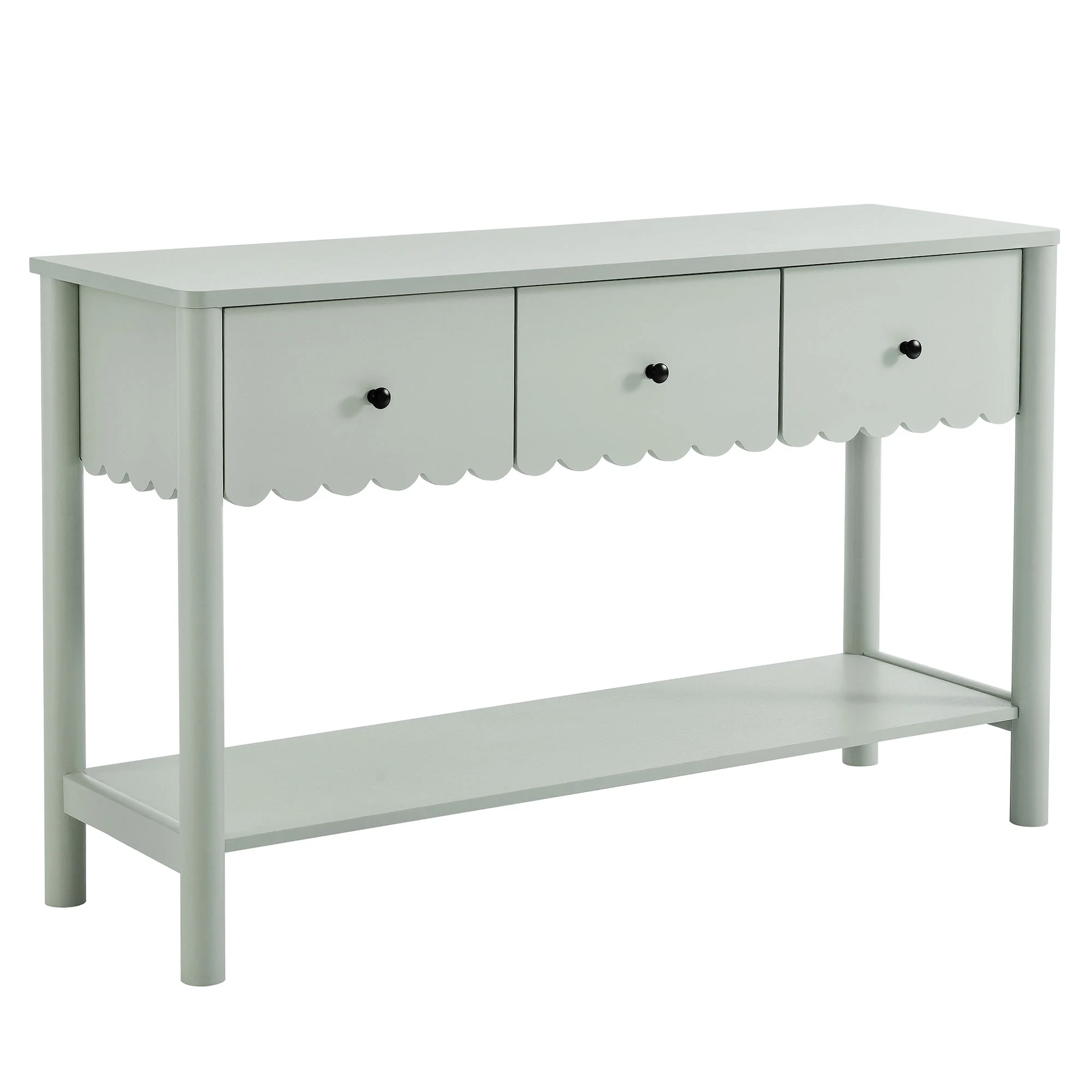 Emmeline 3-Drawer Scalloped Console Table by Modway - Image 21