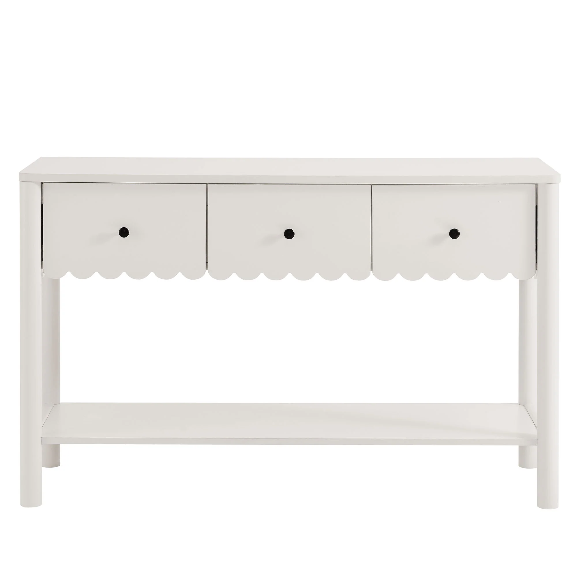 Emmeline 3-Drawer Scalloped Console Table by Modway - Image 5