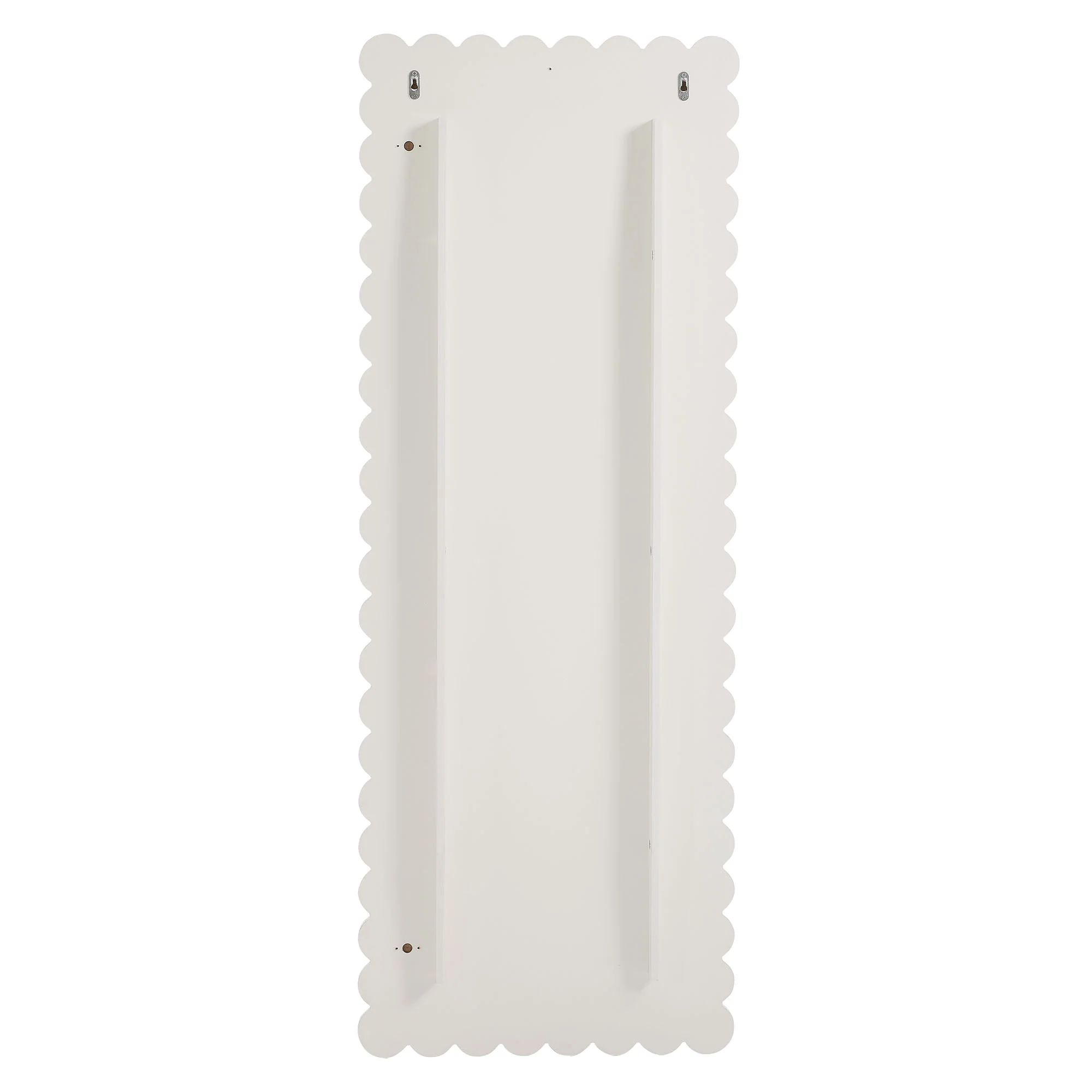 Emmeline Scalloped Rectangle Floor Mirror by Modway - Image 12